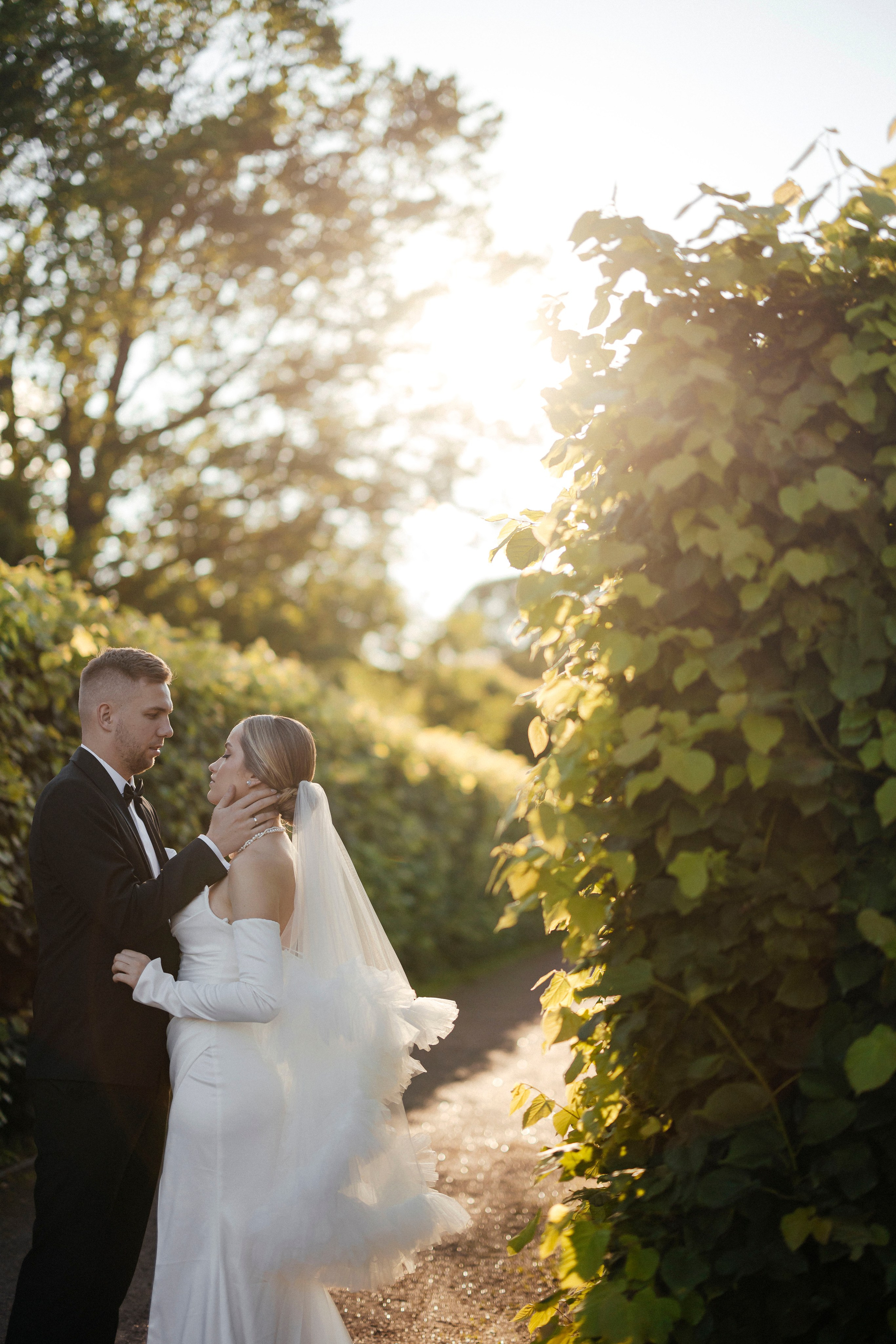 На закате. Свадебный фотограф в Москве