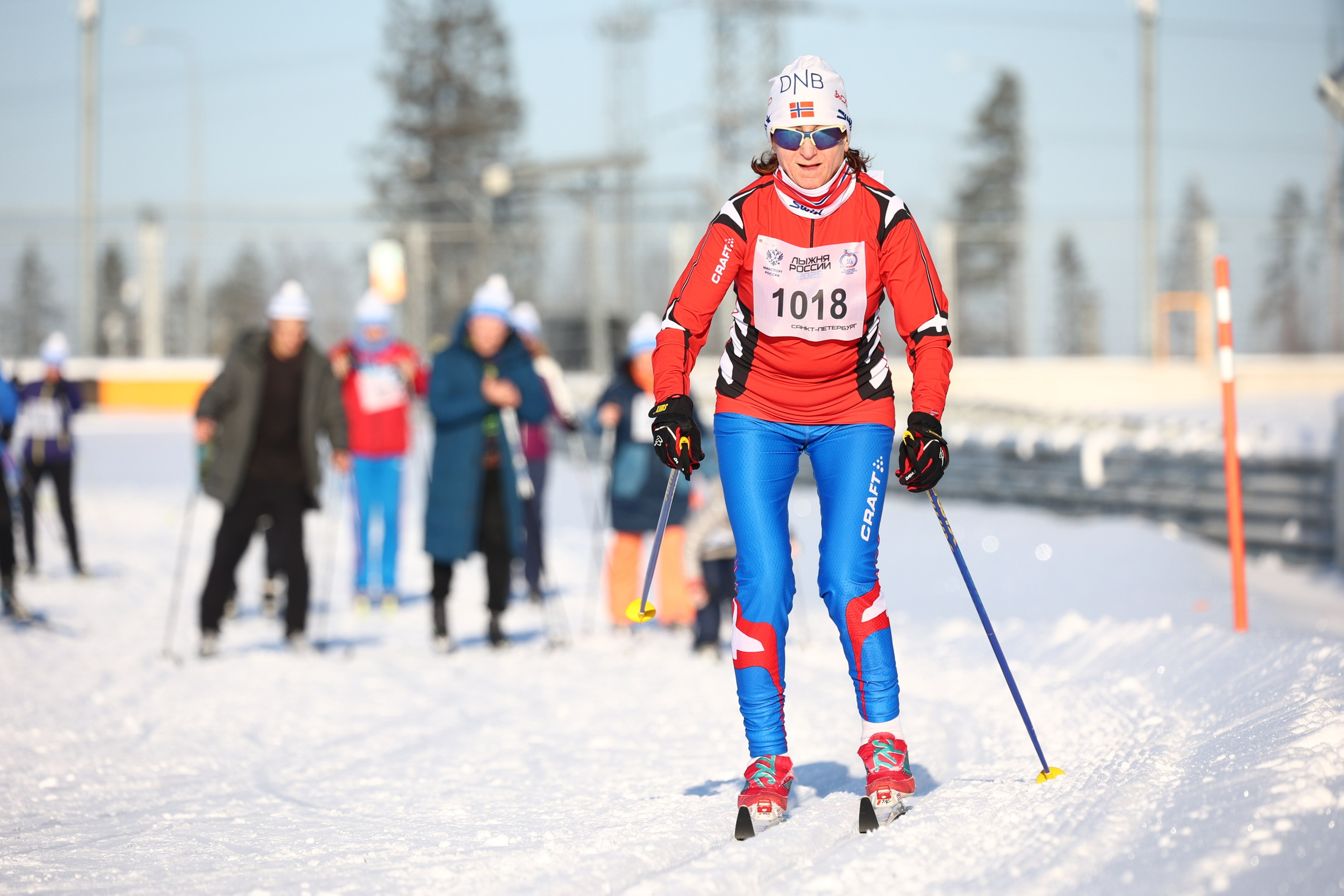 Лыжня России Игора Драйв 2025. Спортивный фотограф в Санкт-Петербурге Илья Vacool
