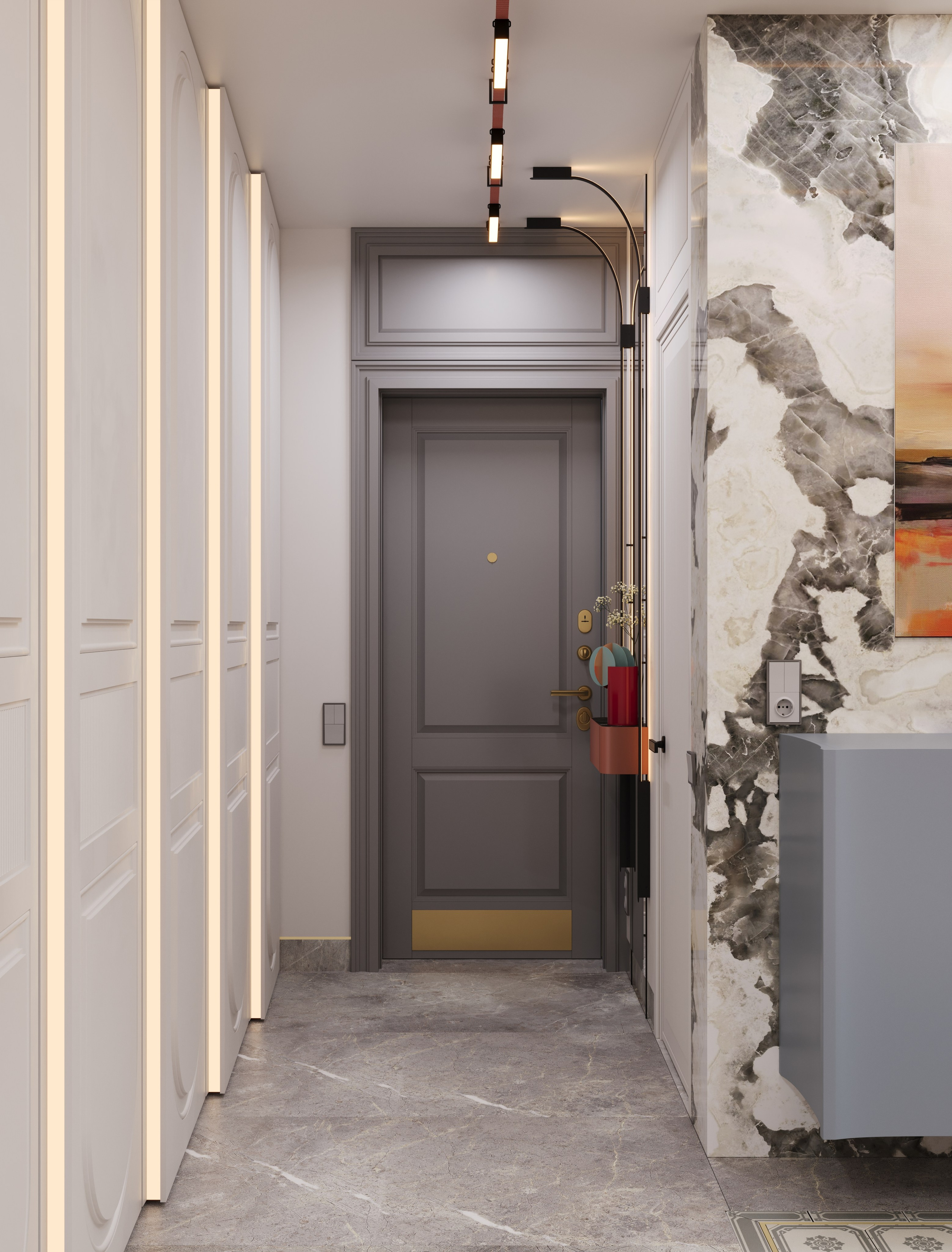 3D Визуализация квартиры пгт Заречье 62.7 m². Заказать 3Д визуализацию интерьеров — Дарья Веденёва