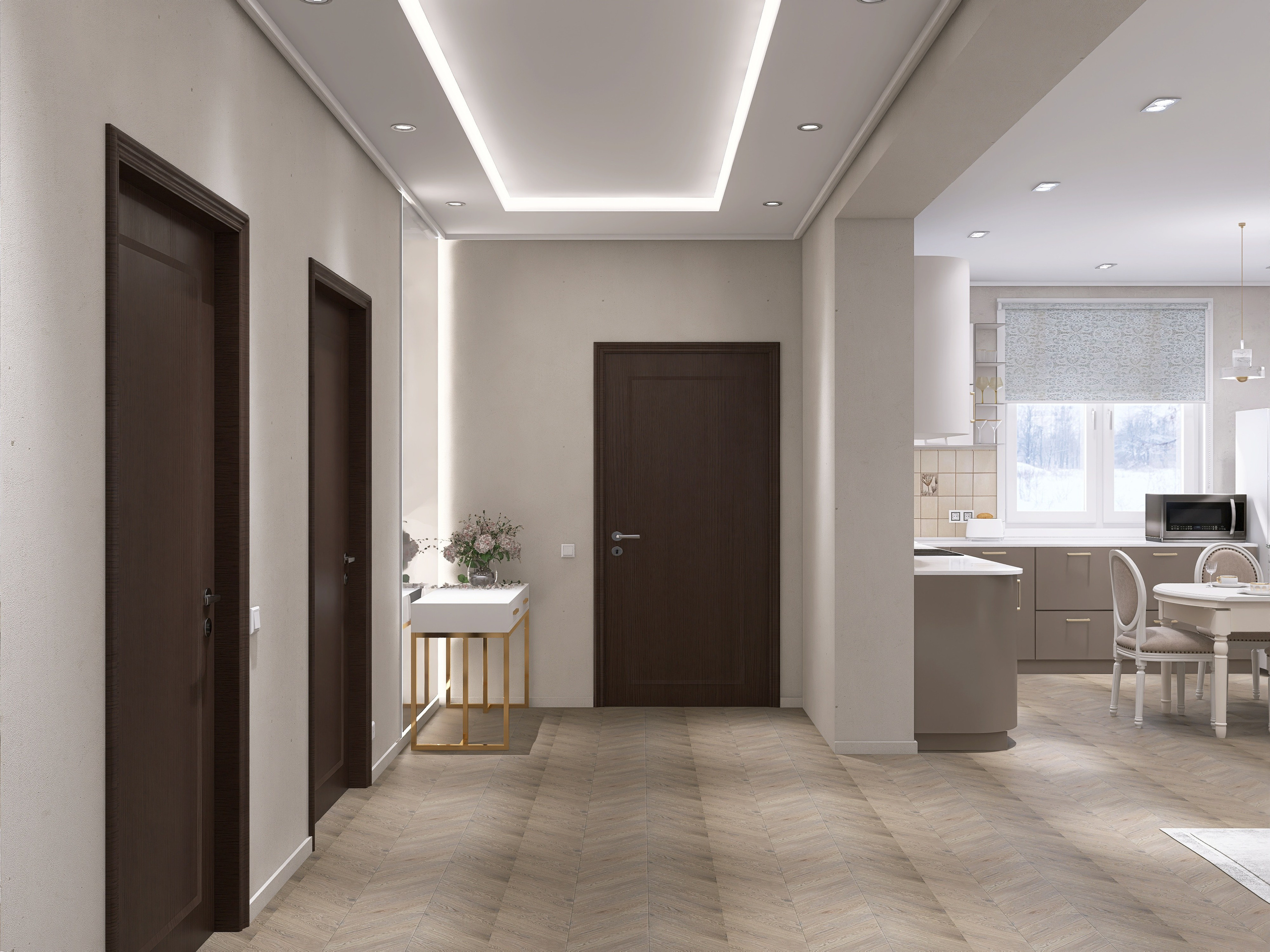 КП Русское поле. Площадь 60 кв. м. Дизайнер интерьера в Новосибирске_Елена Сергеева