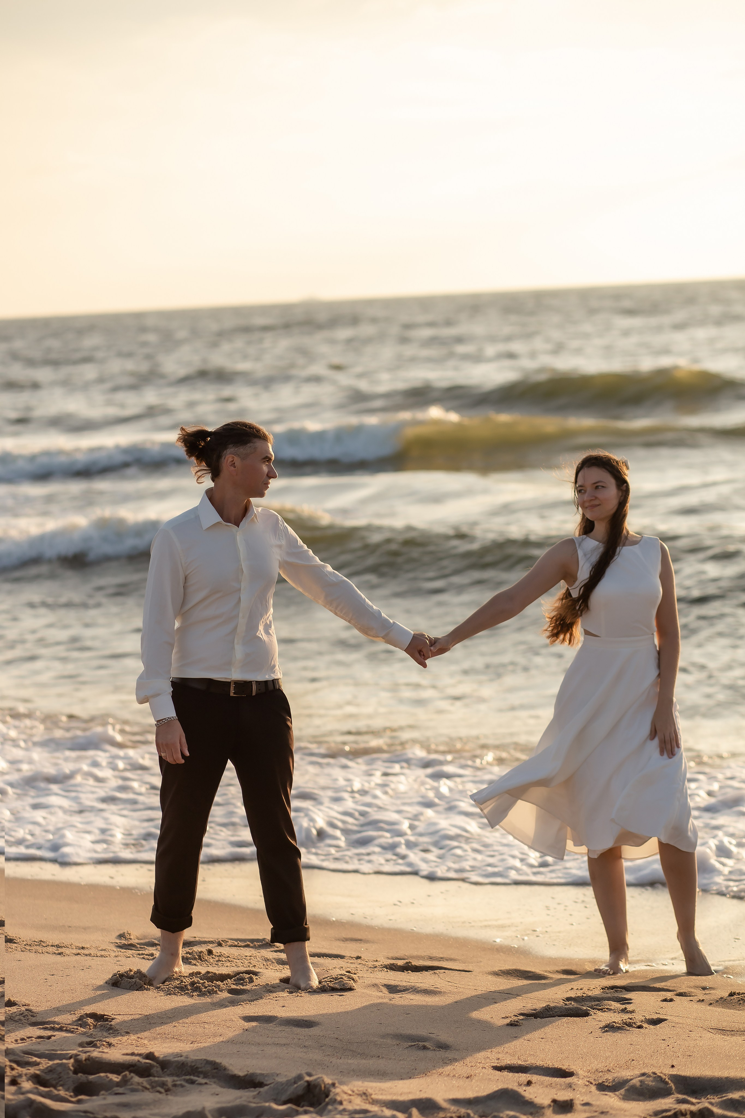 Ирина и Данил. Закат. Фотограф в Калининграде Решетникова Алина