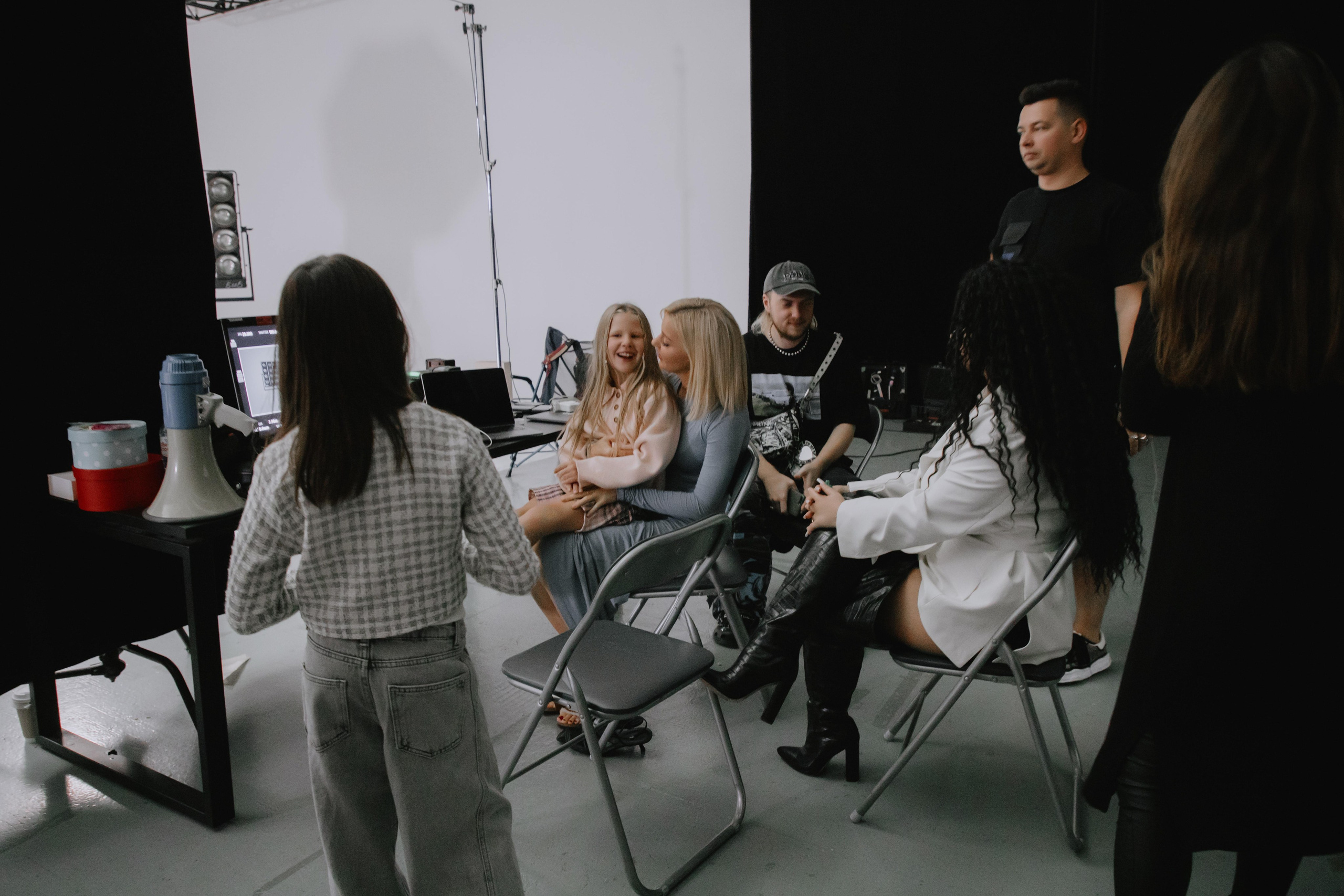 Съемка клипа Юлианны Карауловой и Бьянки. Фотограф в Москве и Санкт-Петербурге Дарина