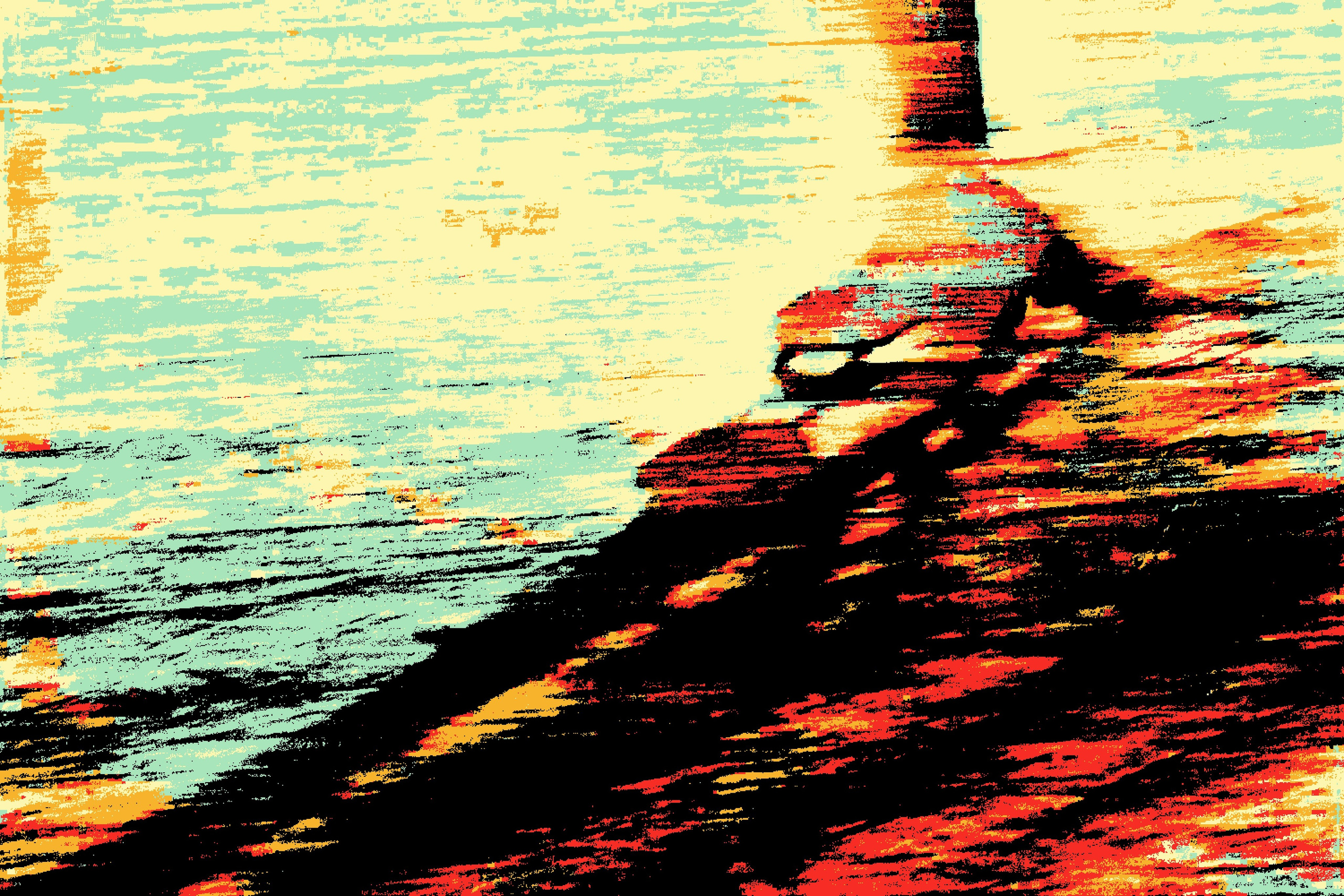 Сказочный лёд. Визуальный арт пиксельный художник Василь Пиксель