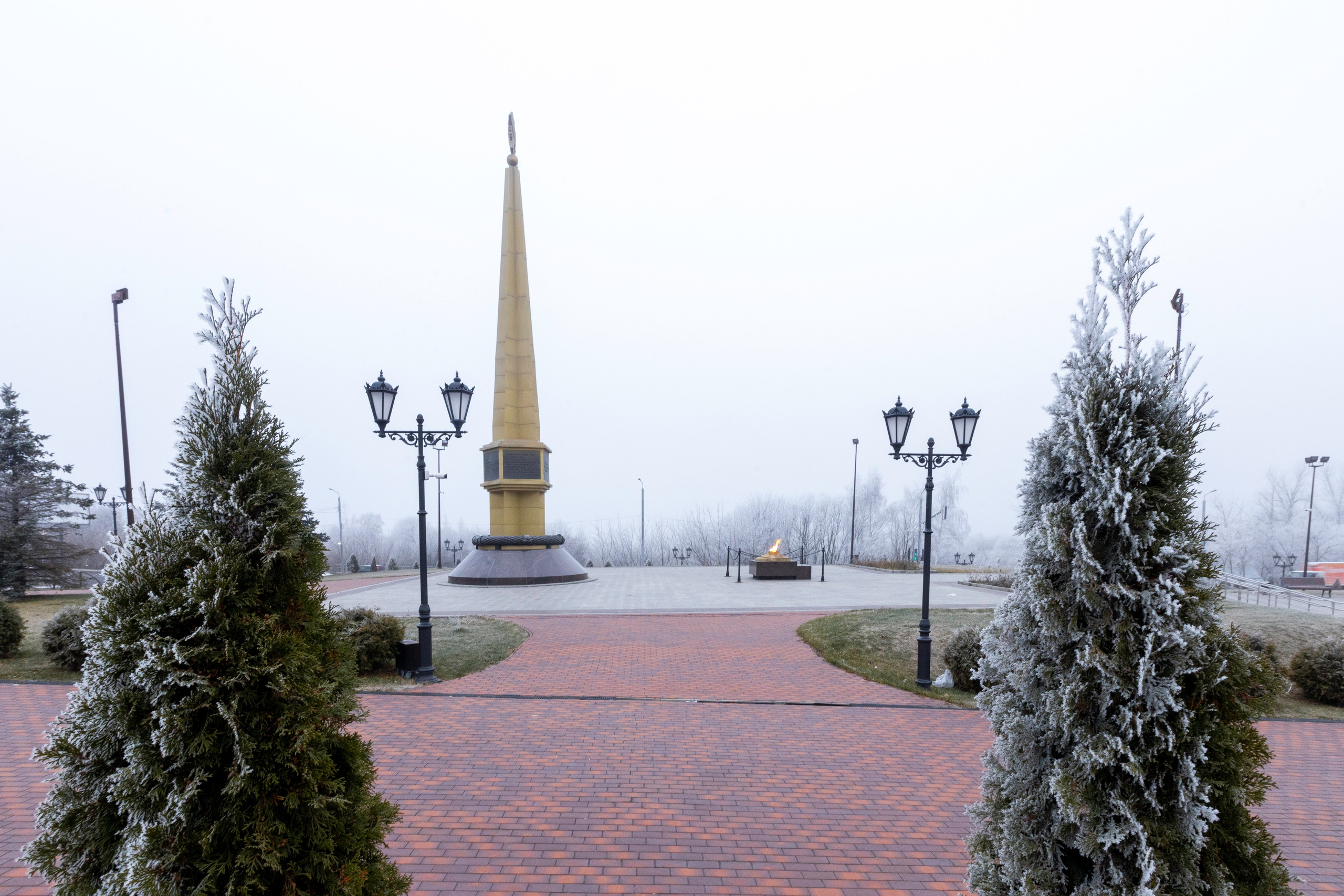 Иней — Менделеевский. Мемориалы Героям Великой Отечественной Войны. Фотограф в Туле Крупский АнДРей. Фотостудия «КАДР71» в Туле