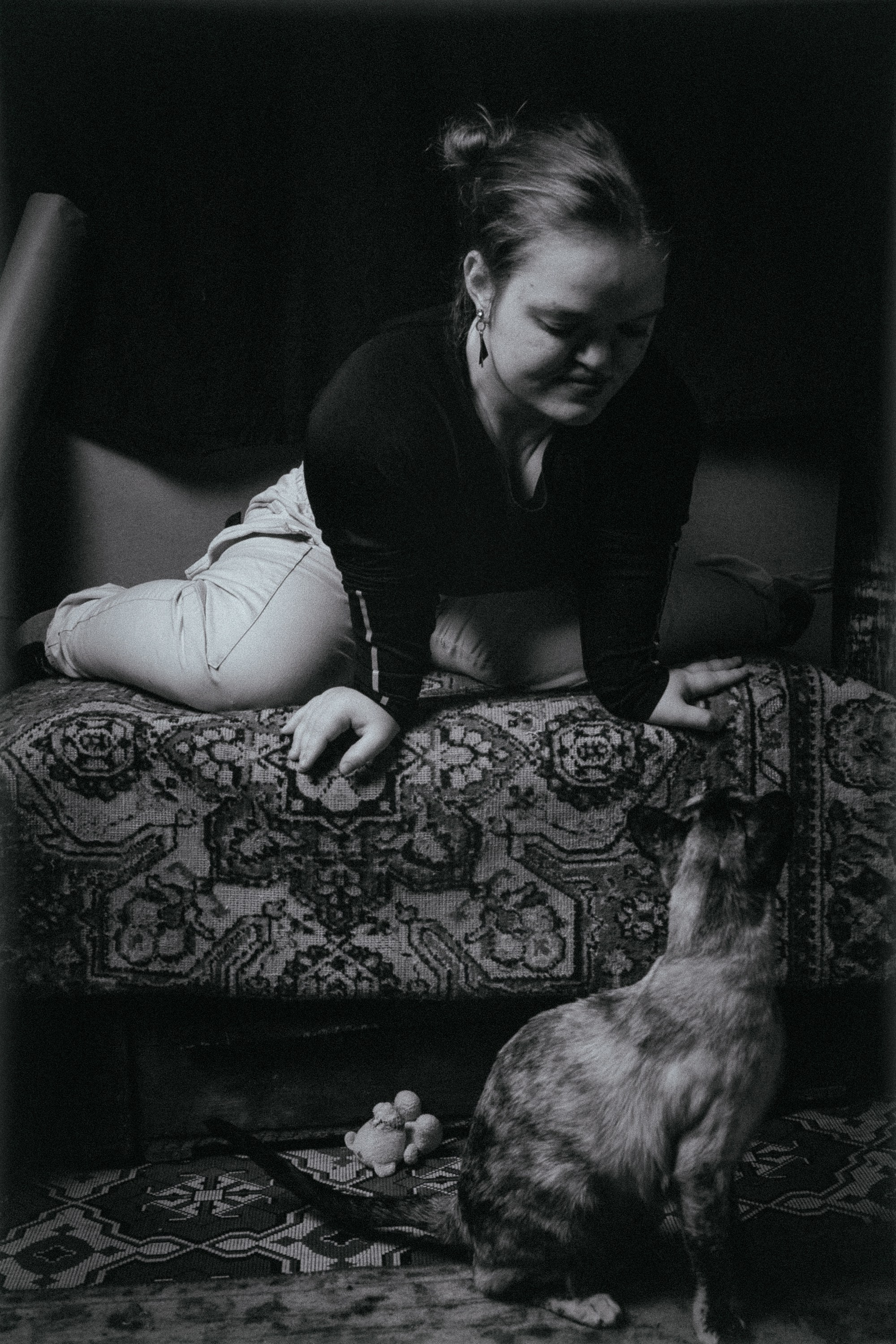 Вика. Домашняя студия. RawCat. Портретная фотография Екатеринбург