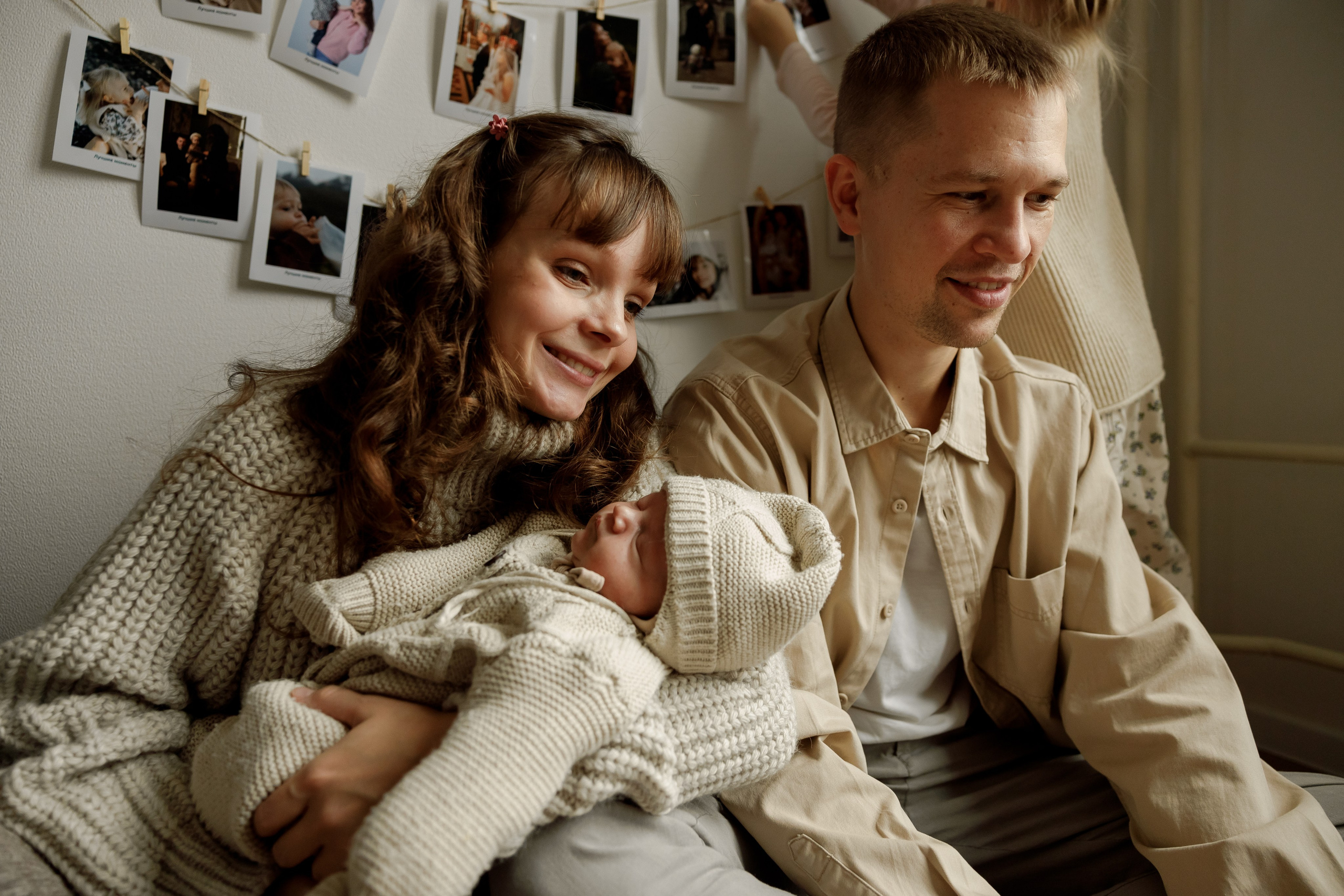 Домашняя семейная съёмка. Фотограф Москва