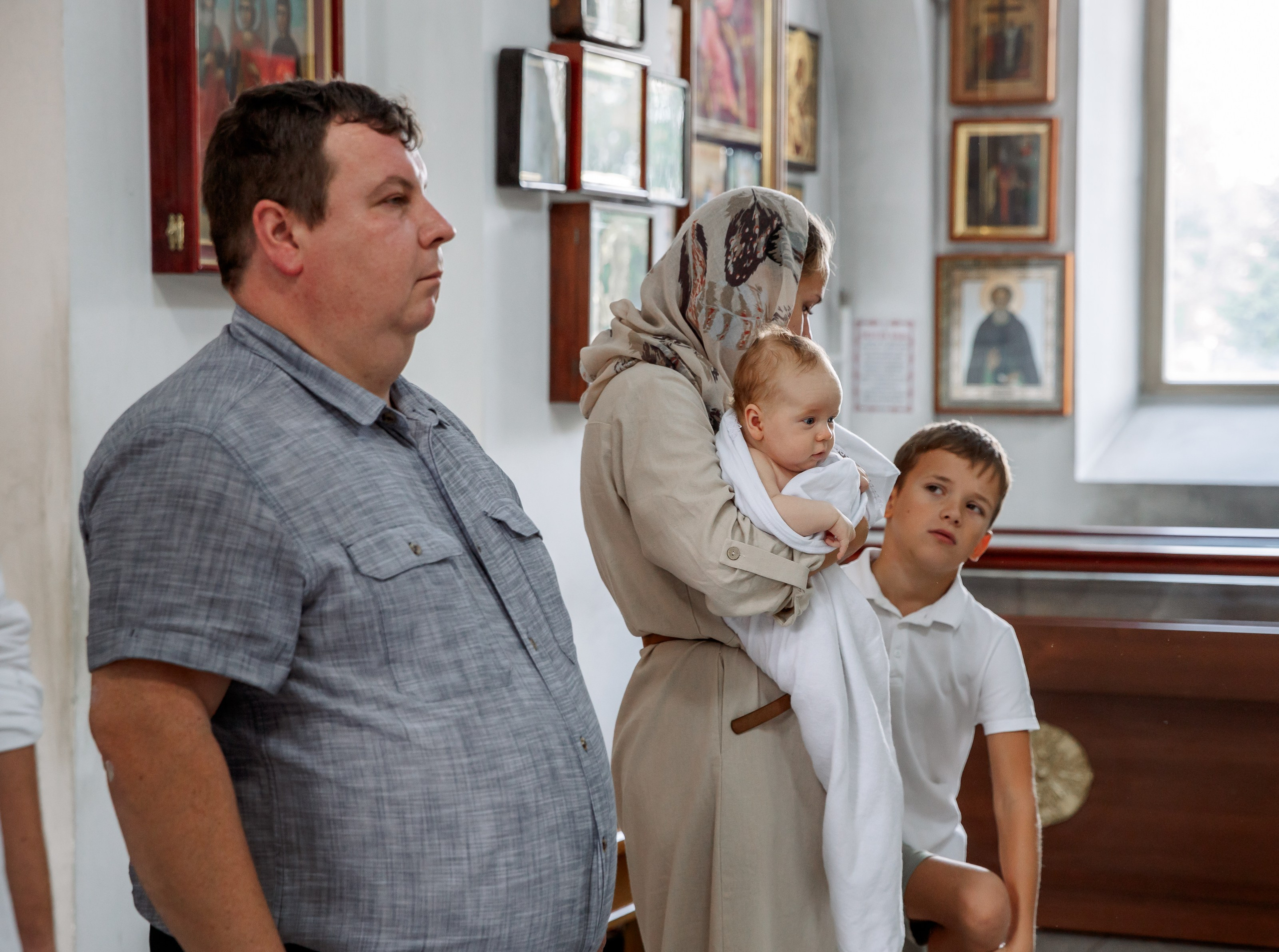 Крещение Сияны. Портретный и семейный фотограф в Москве Ирина Голубчина