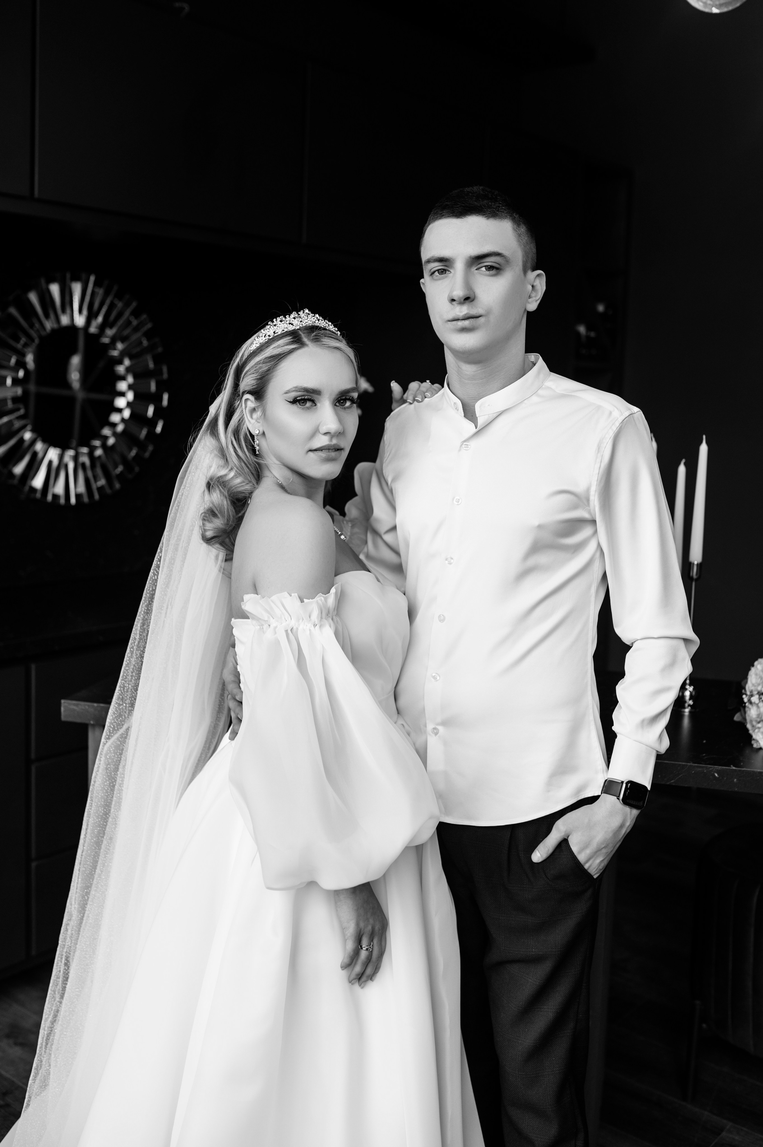 Свадебная фотосессия в фотостудии Аврора зал Эклипс. Семейный и свадебный фотограф в Донецке и Макеевке Дяченко Наталья