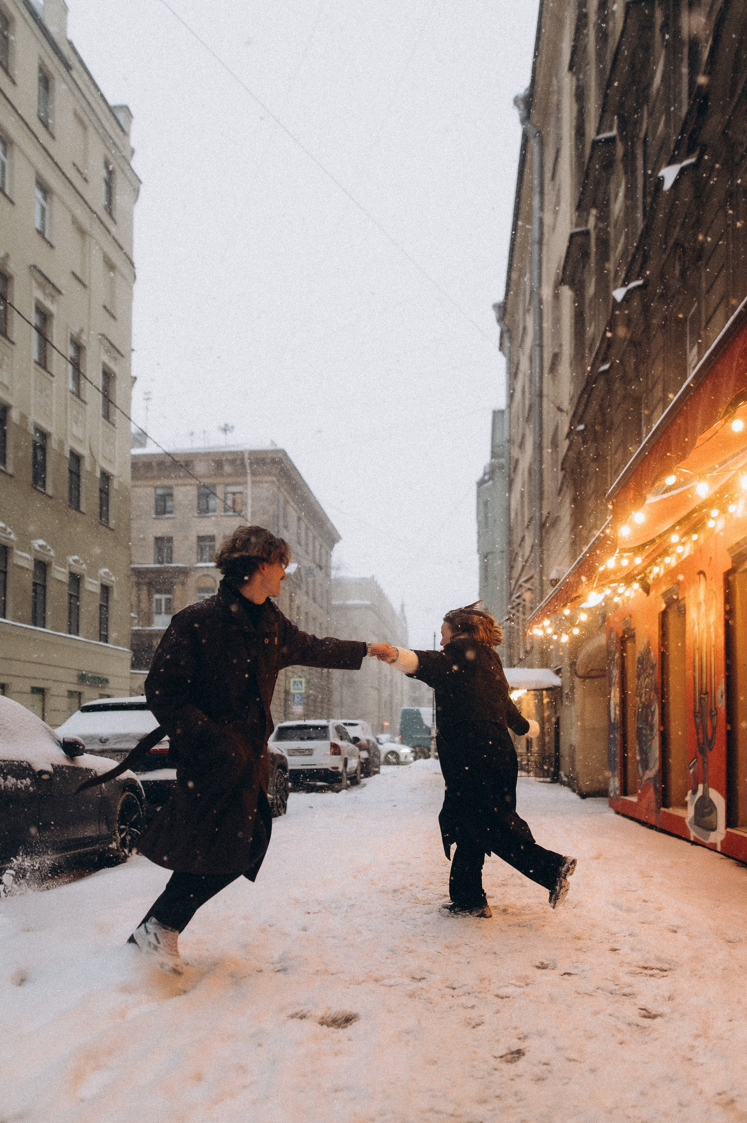 Снежная лав стори. Фотограф ПИТЕР СПБ Надежда Баранова