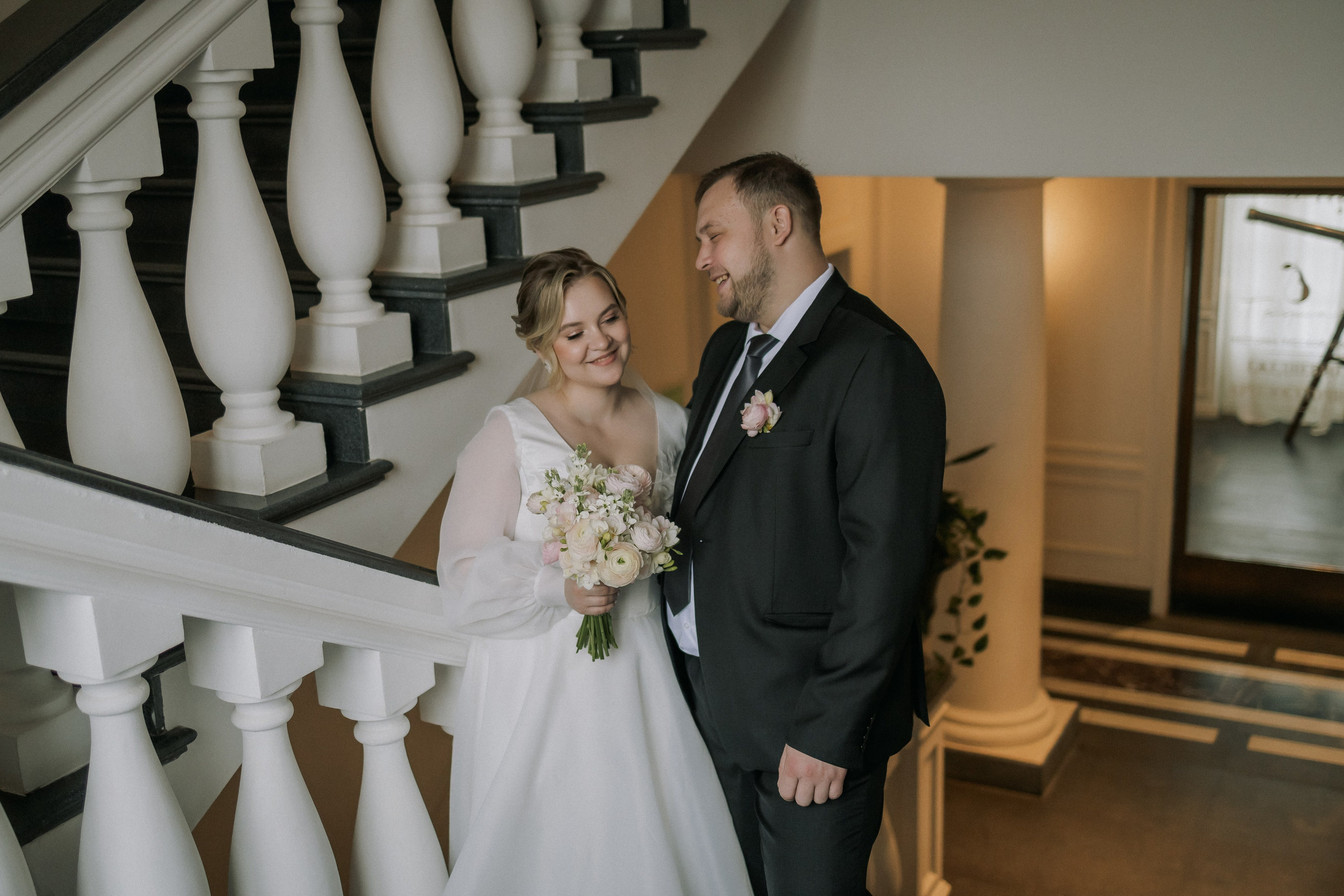 Анастасия и Сергей. Свадебная прогулка. Свадебная фотография. Арина Рубах