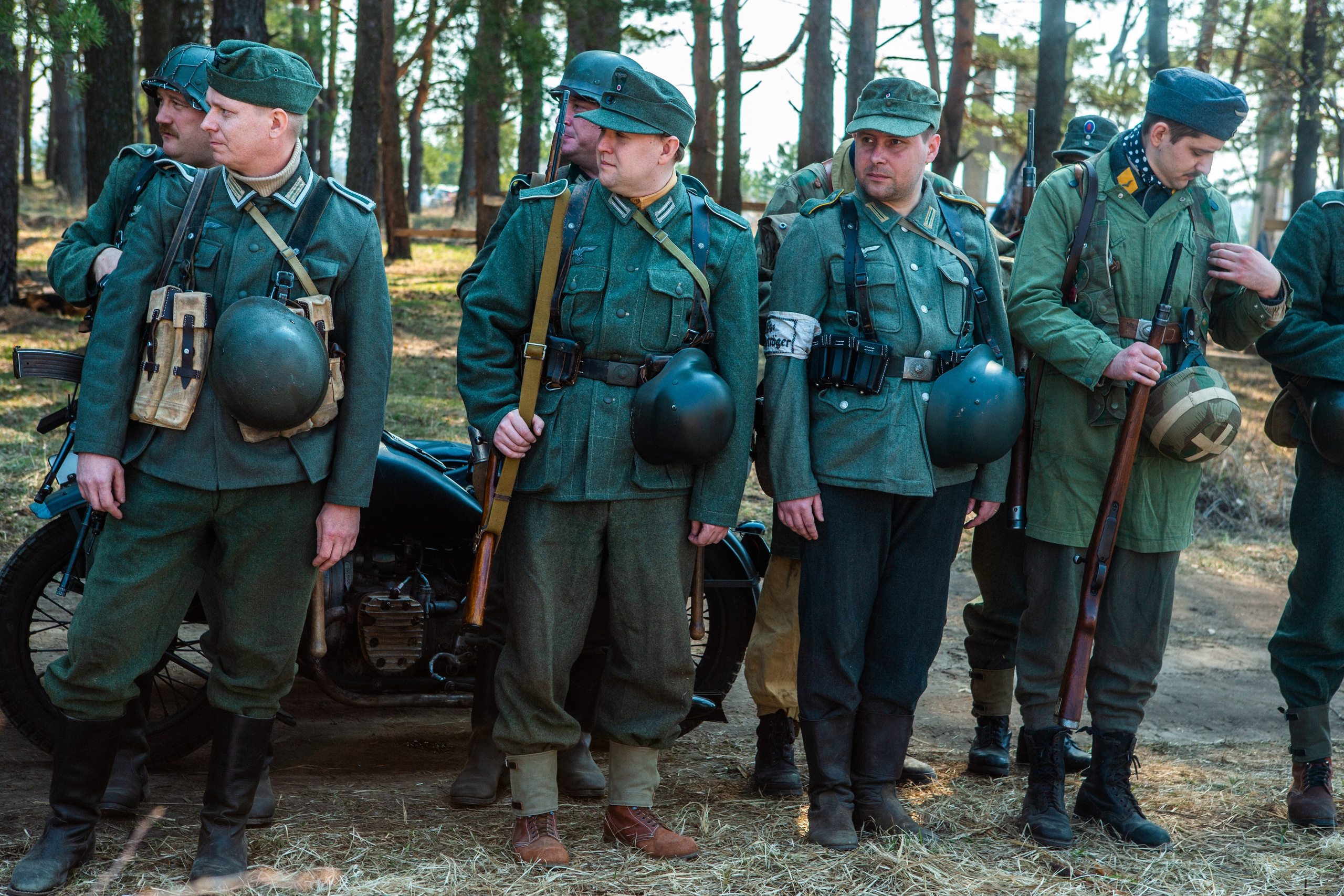 РЕКОНСТРУКЦИЯ БОЯ — ВОВ — БИТВА ЗА ГОРОД. Профессиональный фотограф в Мценске и Орловской области