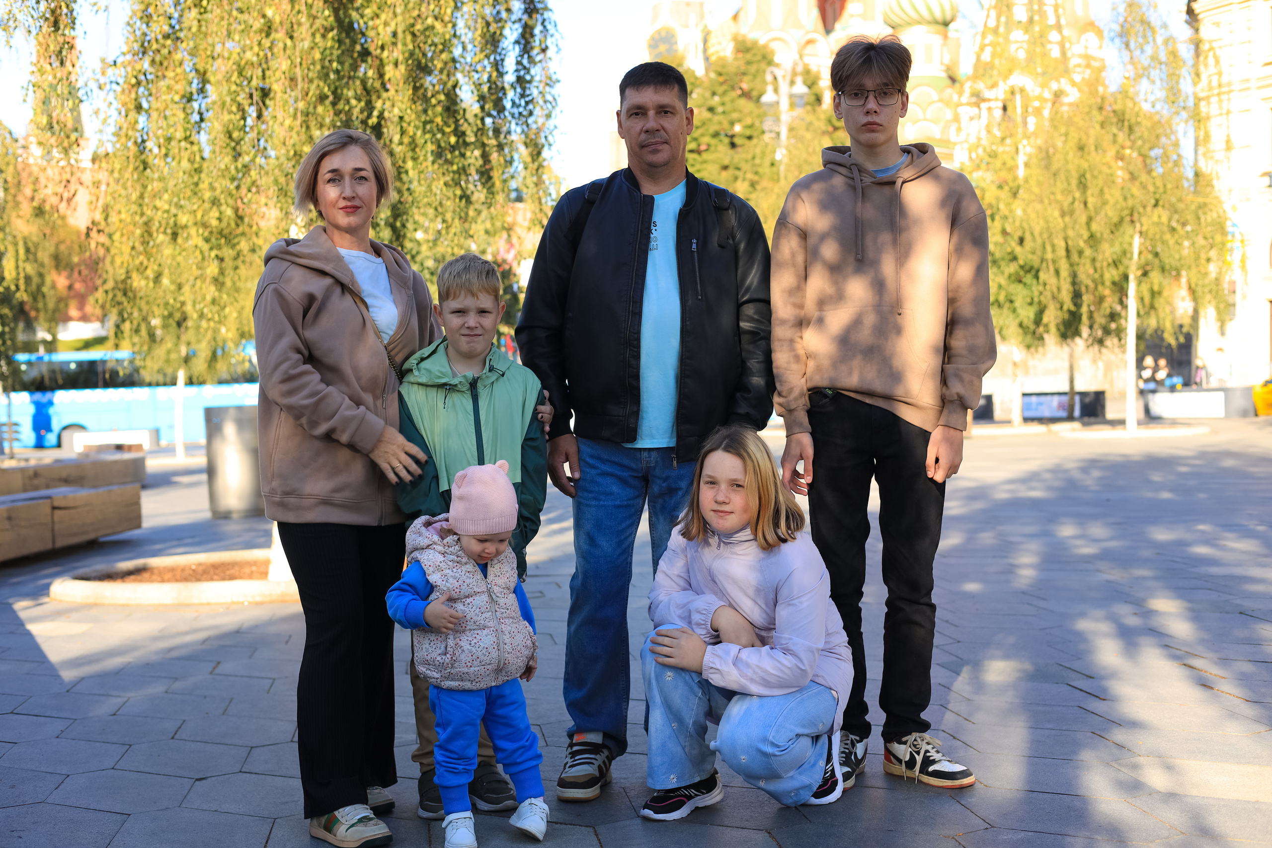 Семейная прогулка в Зарядье. Семейный и детский фотограф в Москве и Московской области