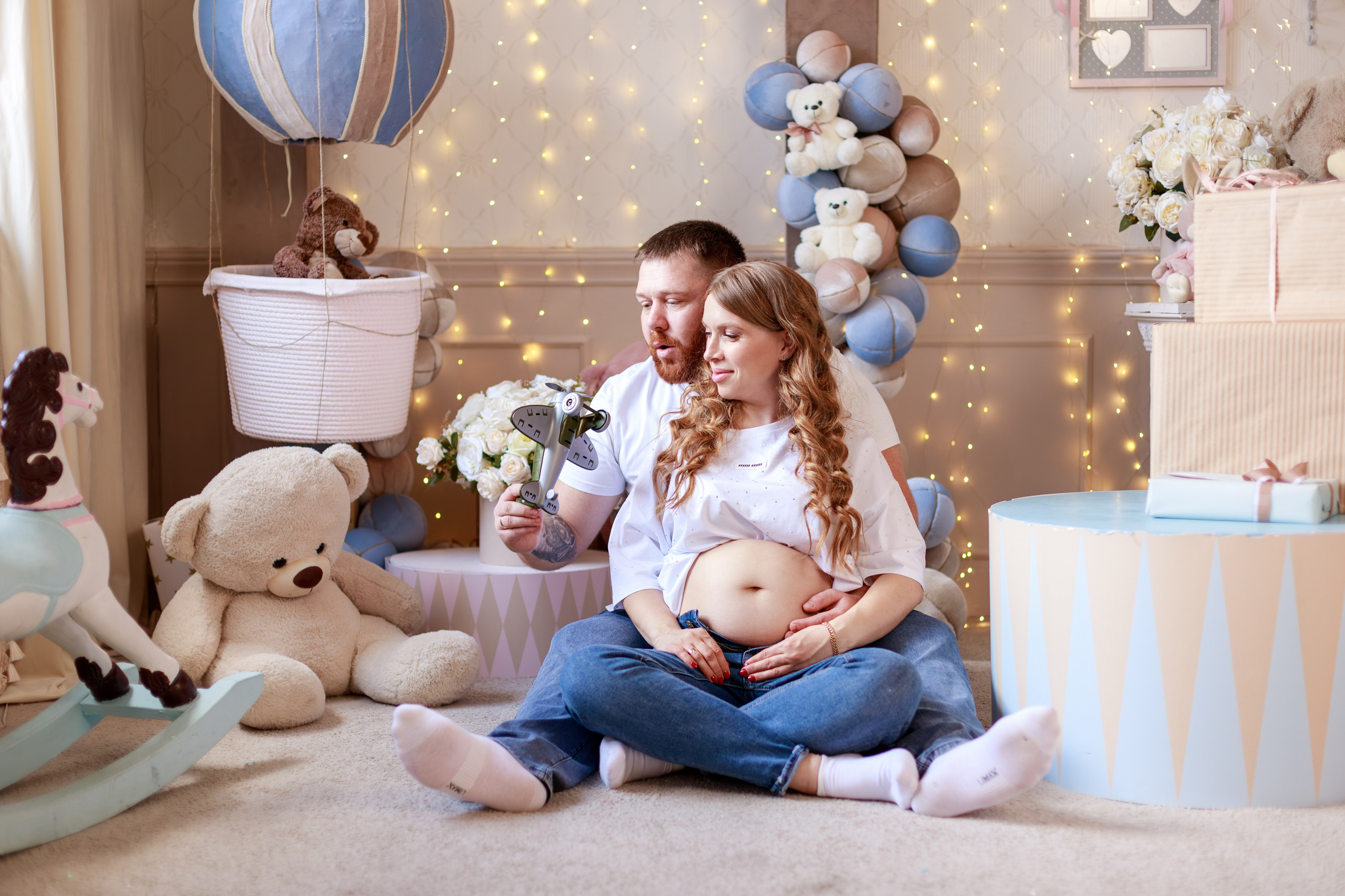 Дарья и Иван в студии Alice. Семейный и детский фотограф в Краснодаре Ирина Лаврецкая