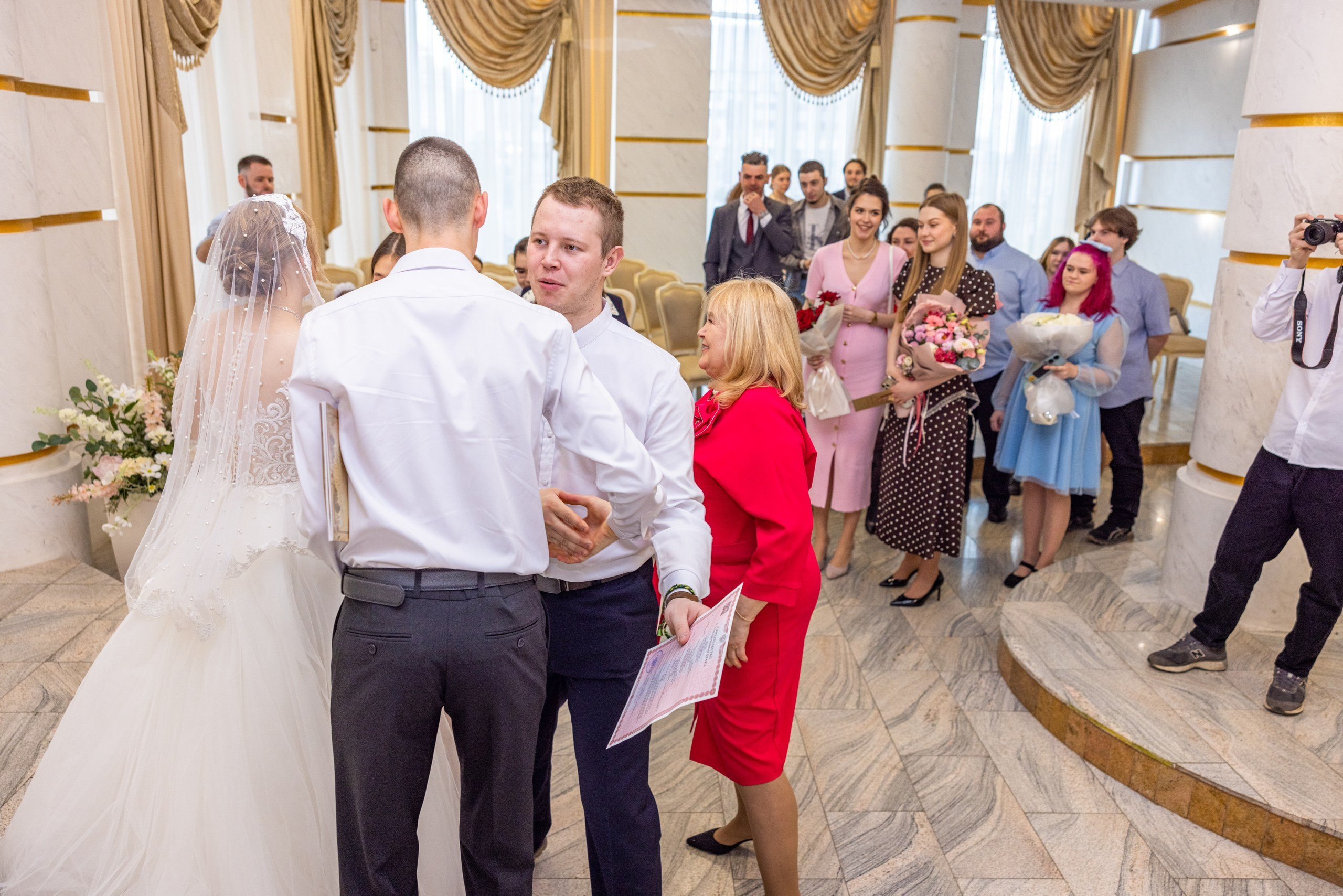 Пример одной свадьбы ЗАГС, ресторан. Фотограф в Туле Крупский АнДРей. Фотостудия «КАДР71» в Туле
