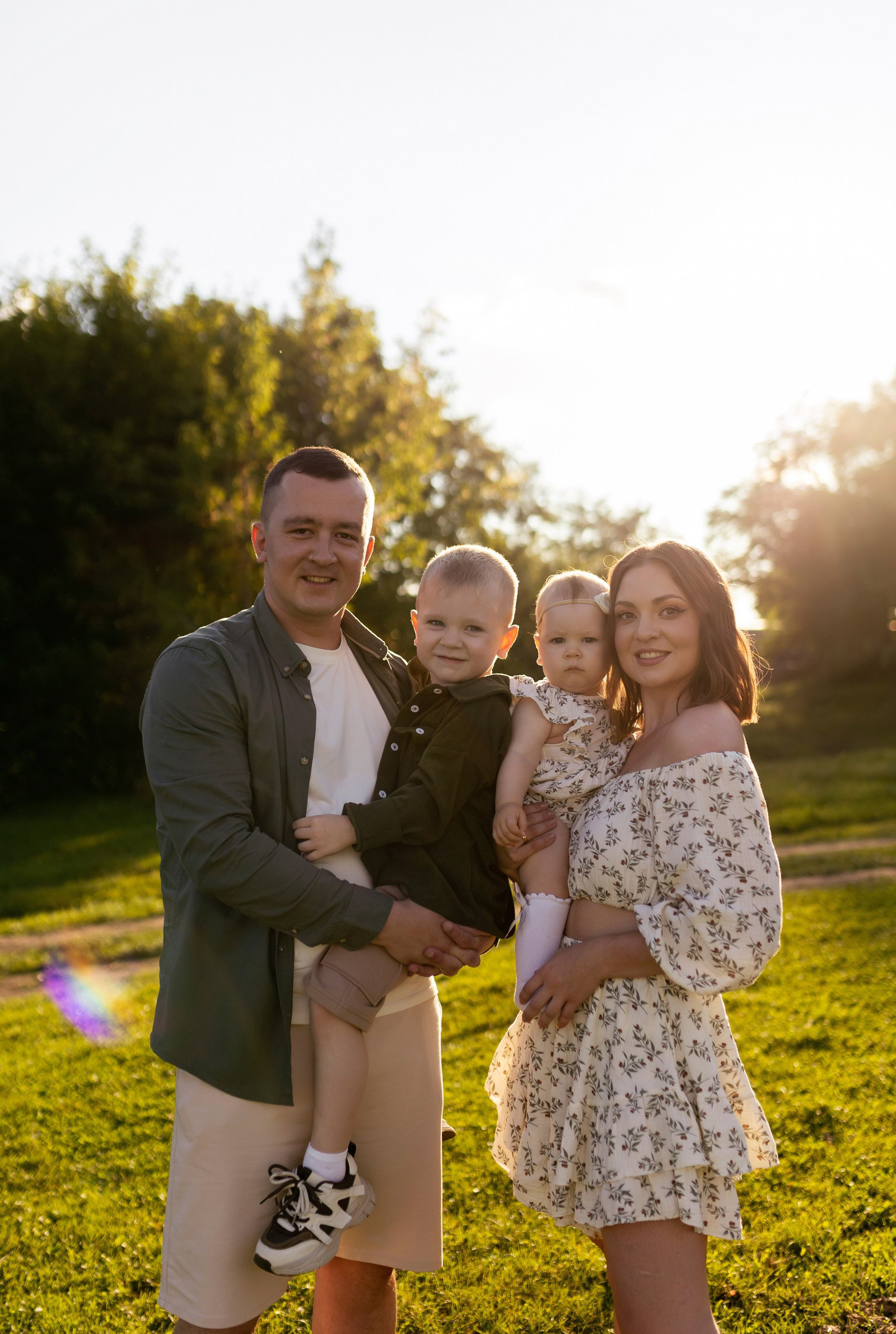 Семейная фотосессия на закате. ФОТОГРАФ ХАБАРОВСК АНАСТАСИЯ РАЧЕНКОВА