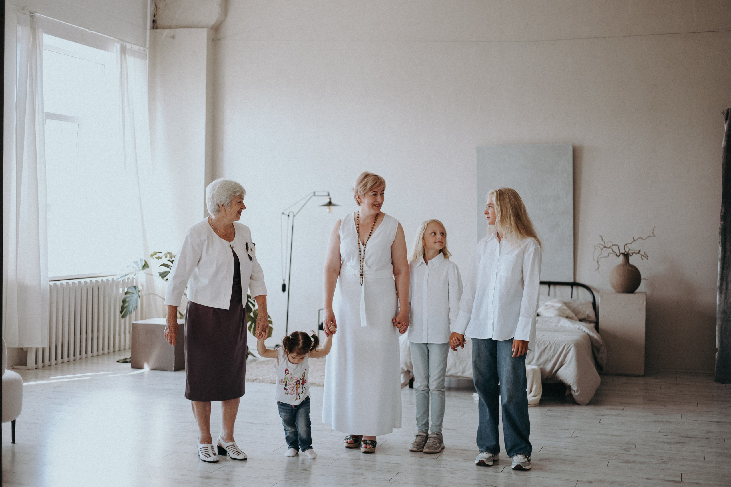 Татьяна и её дружная семья. Фотограф Мария Лаенко