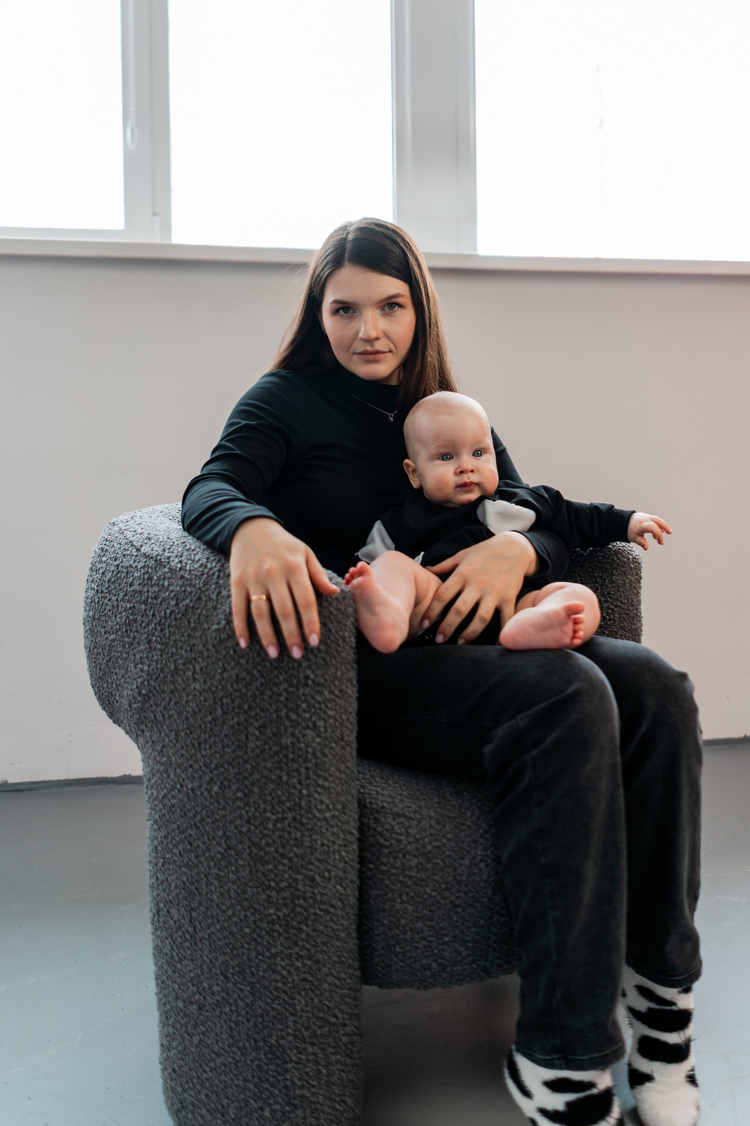 Семейная фотосессия Кристины и малыша Славы в Калуге