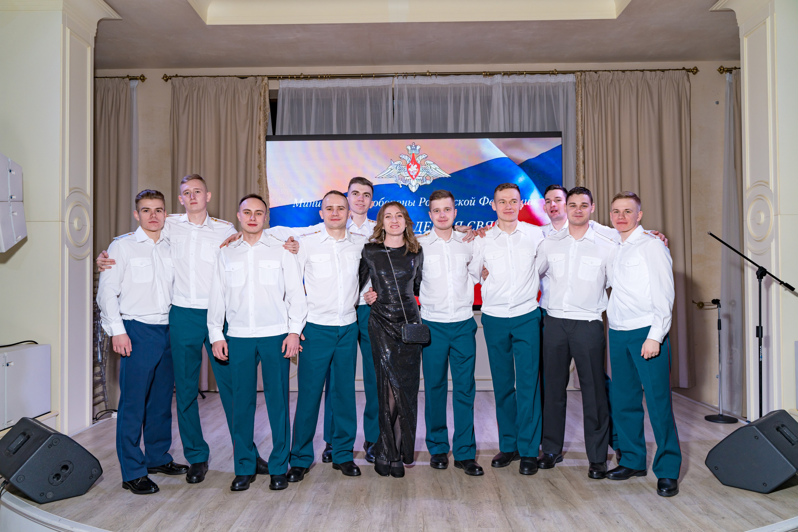 Фотосъемка выпуска военной академии и вручение дипломов