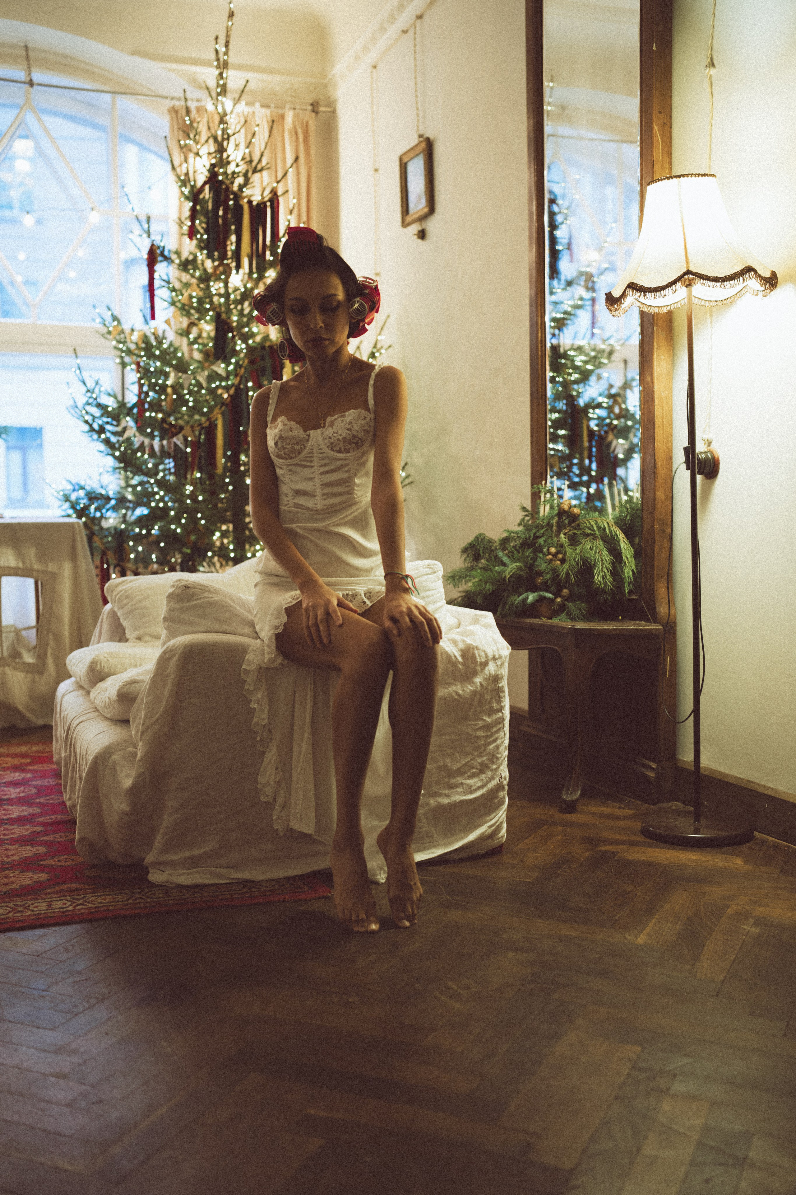 ФОТОСЕСИИЯ К НОВОМУ ГОДУ В АТМОСФЕРНОЙ СТУДИИВ ЦЕНТРЕ ПИТЕРАИ ВИНТАЖНЫЙ ОБРАЗ. Профессиональный фотограф, Санкт-Петербург — Виктория Богомолова