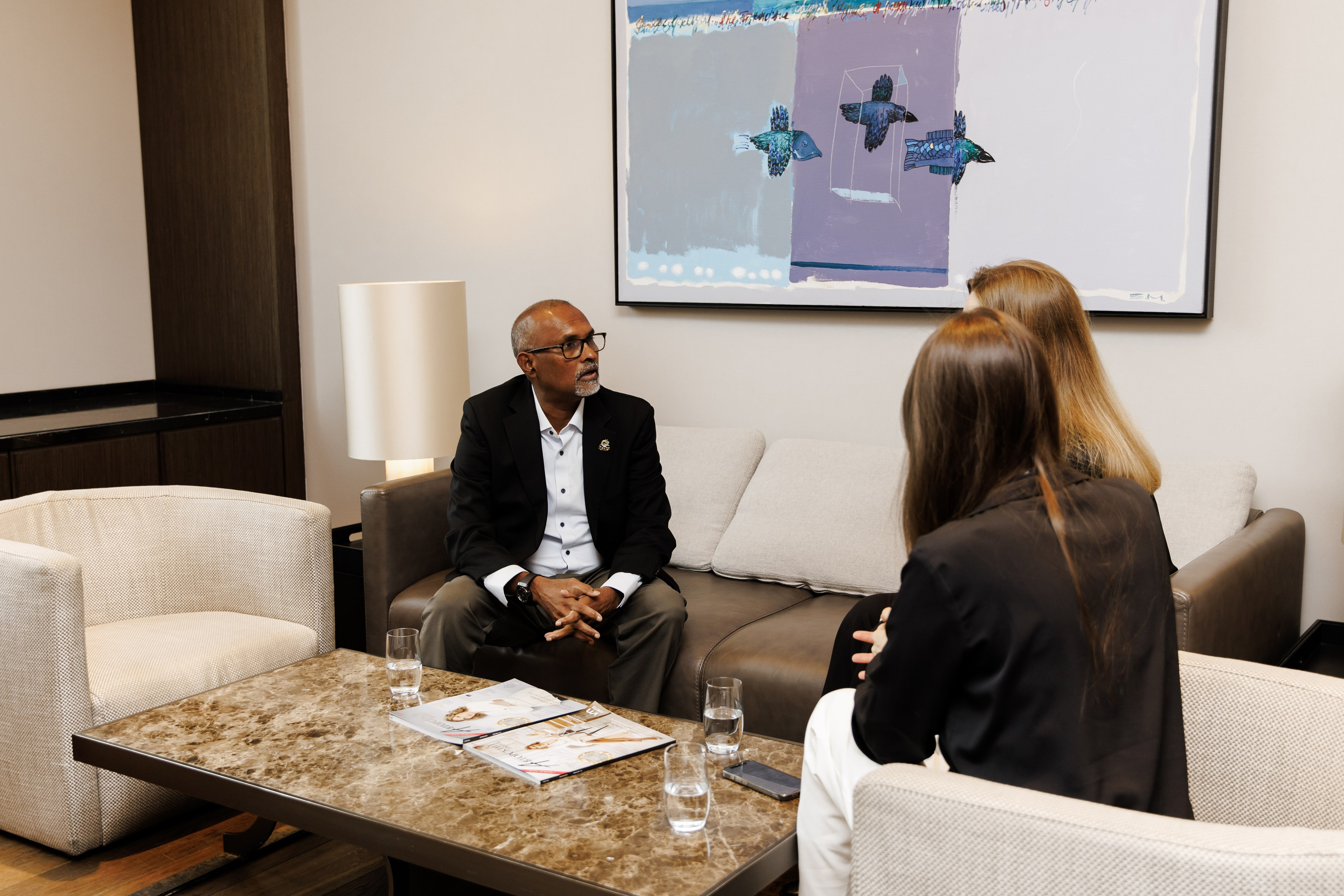 Интервью с Первым советником президента Мальдивской республики Мохамед Халил. Свадебный/Портретный фотограф снимаю в Москве