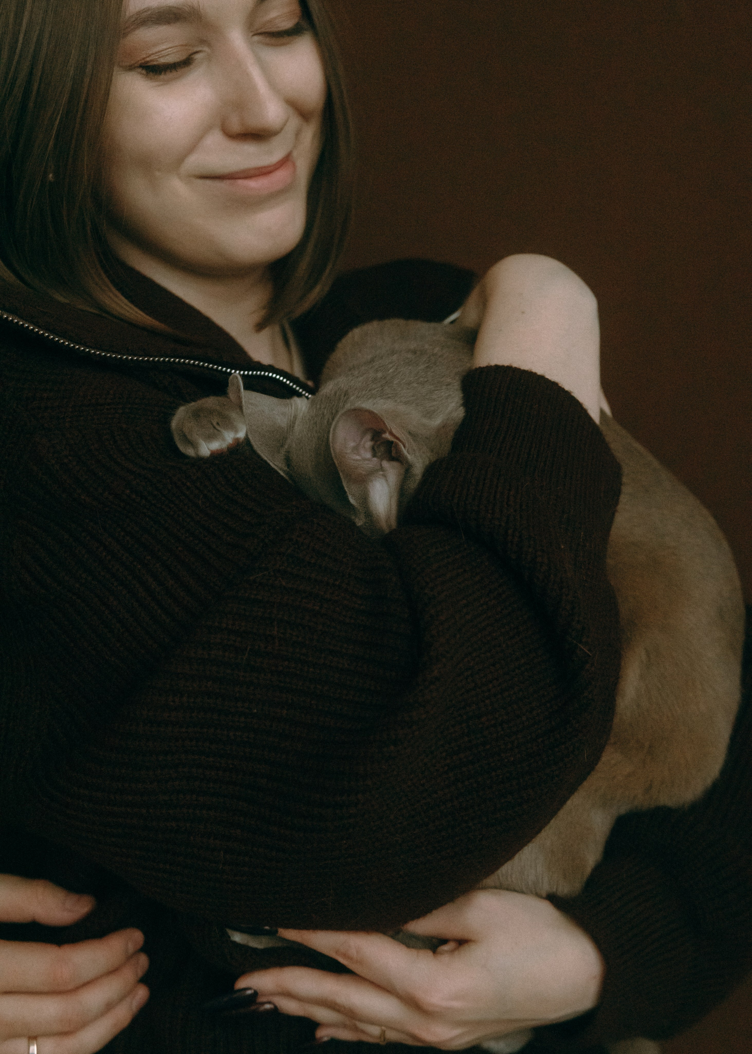 Амина, Булат и Орион. Фотограф-анималист Ксения Воробьева, Москва