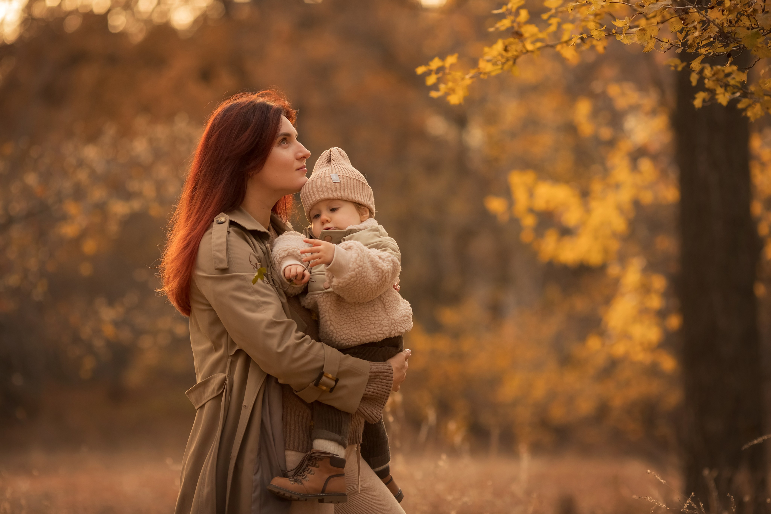 Осень в лесу. Семейный и детский фотограф в Саратове Полина Коткина