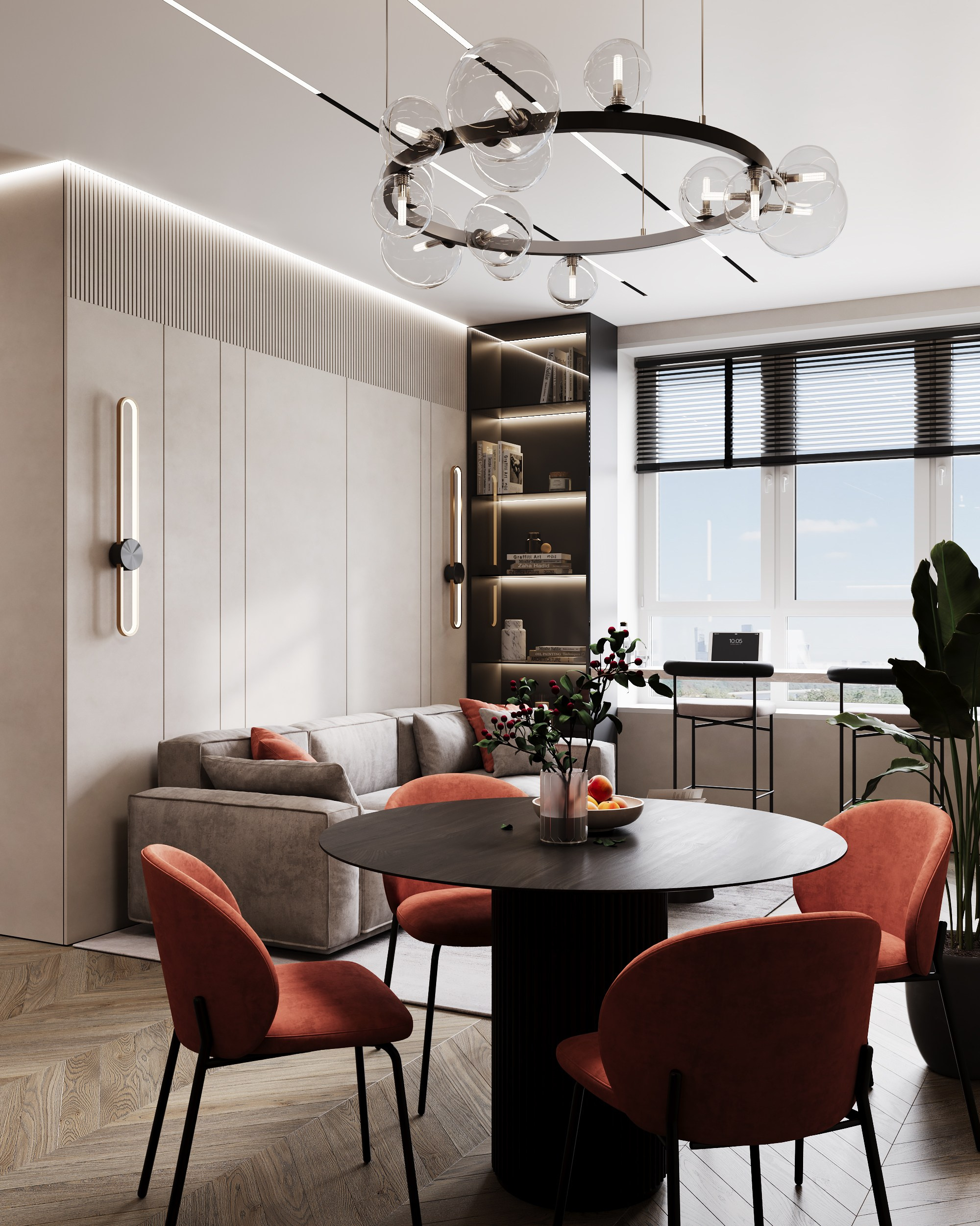 Проект ЖК Западный порт. Artstudio17 Дизайн-студия Ирины Чабан в Москве