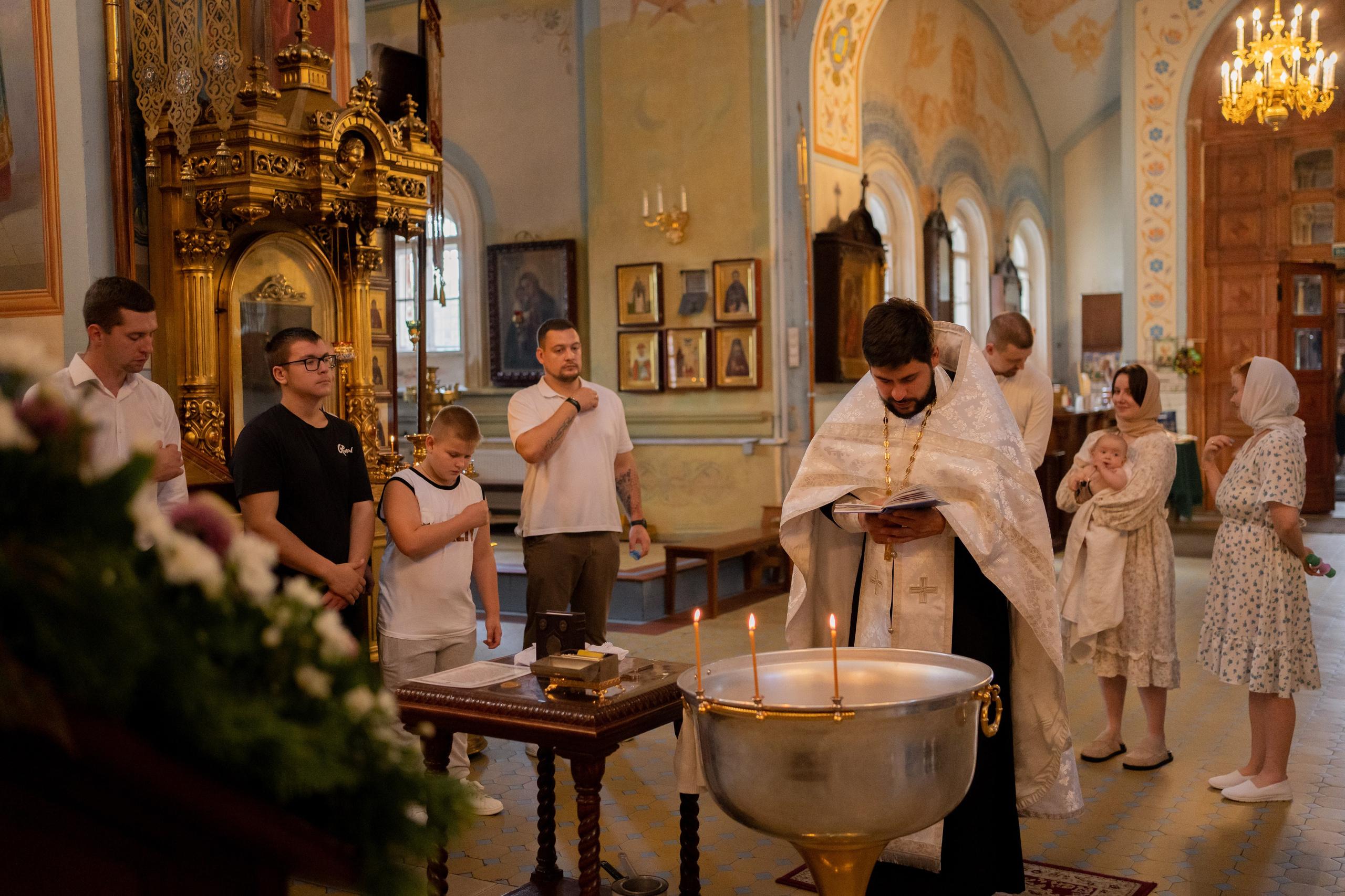 Крещение Анечки. Фотограф грудного вскармливания в Москве Екатерина