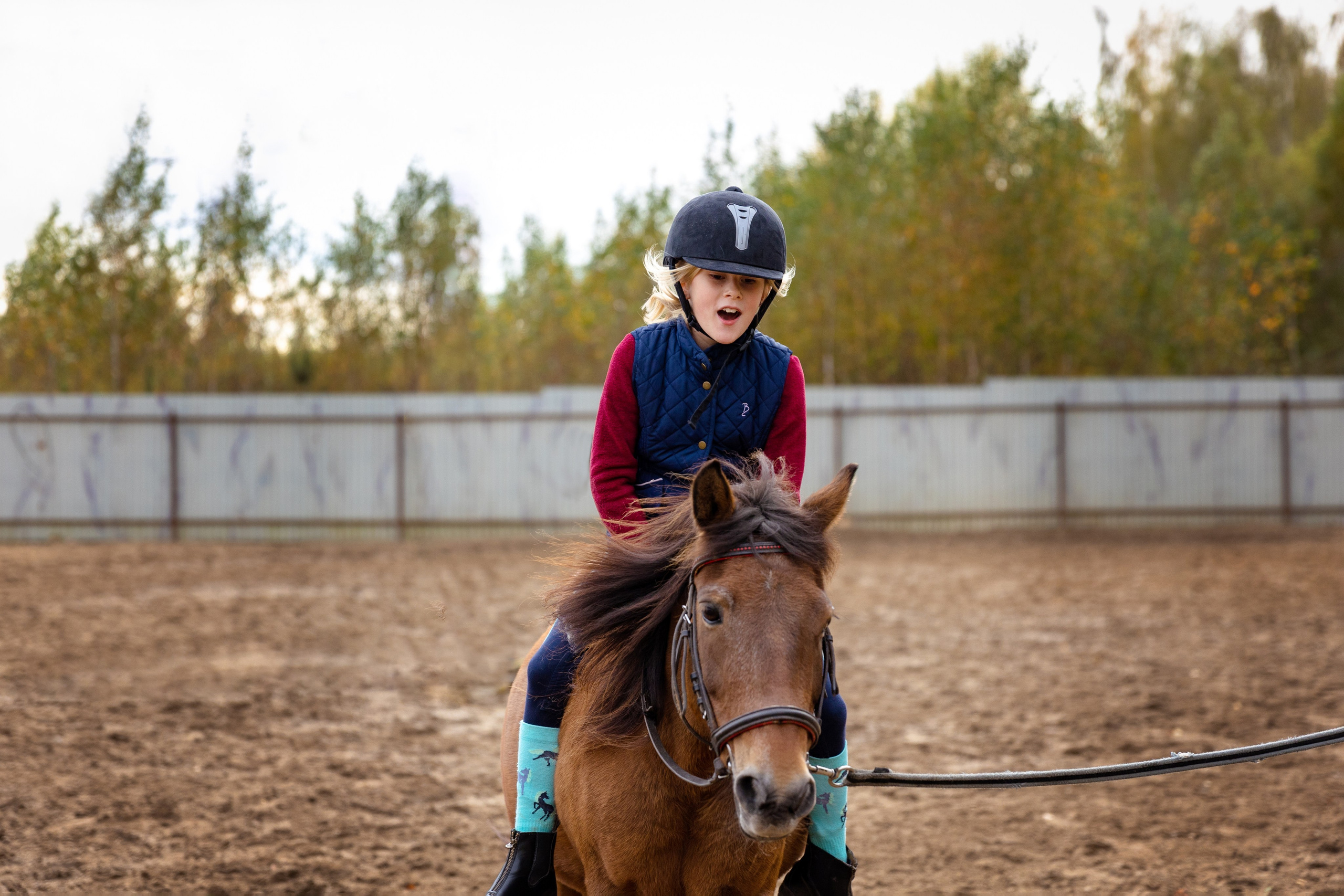 Конная тренировка Анастасии