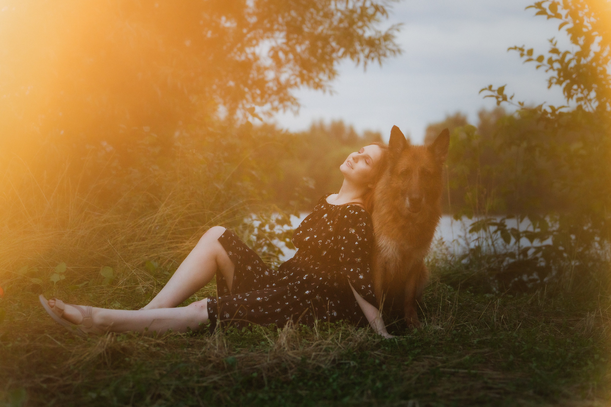 Вика и Фрея. Фотограф анималист в Москве и Санкт-Петербурге Свиридова Анна