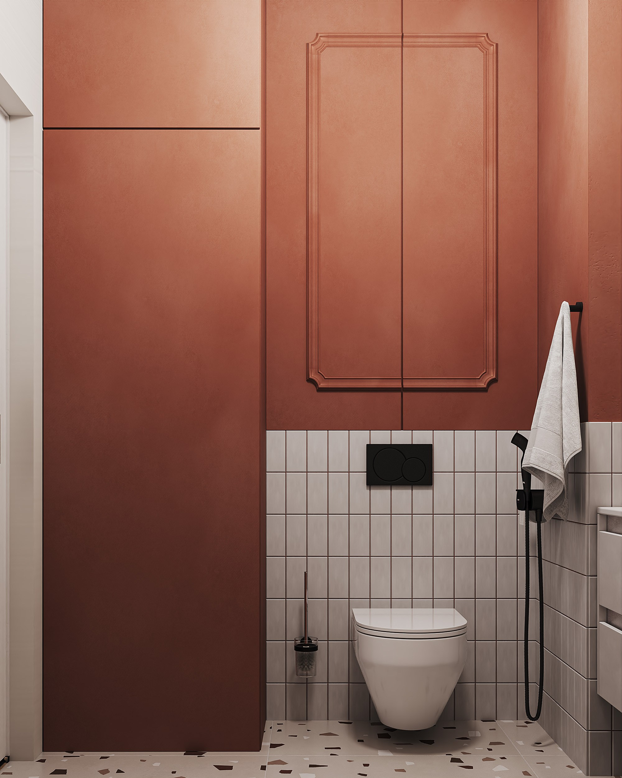 Яркая, сочная и уютная 1-комнатная квартира 🧡