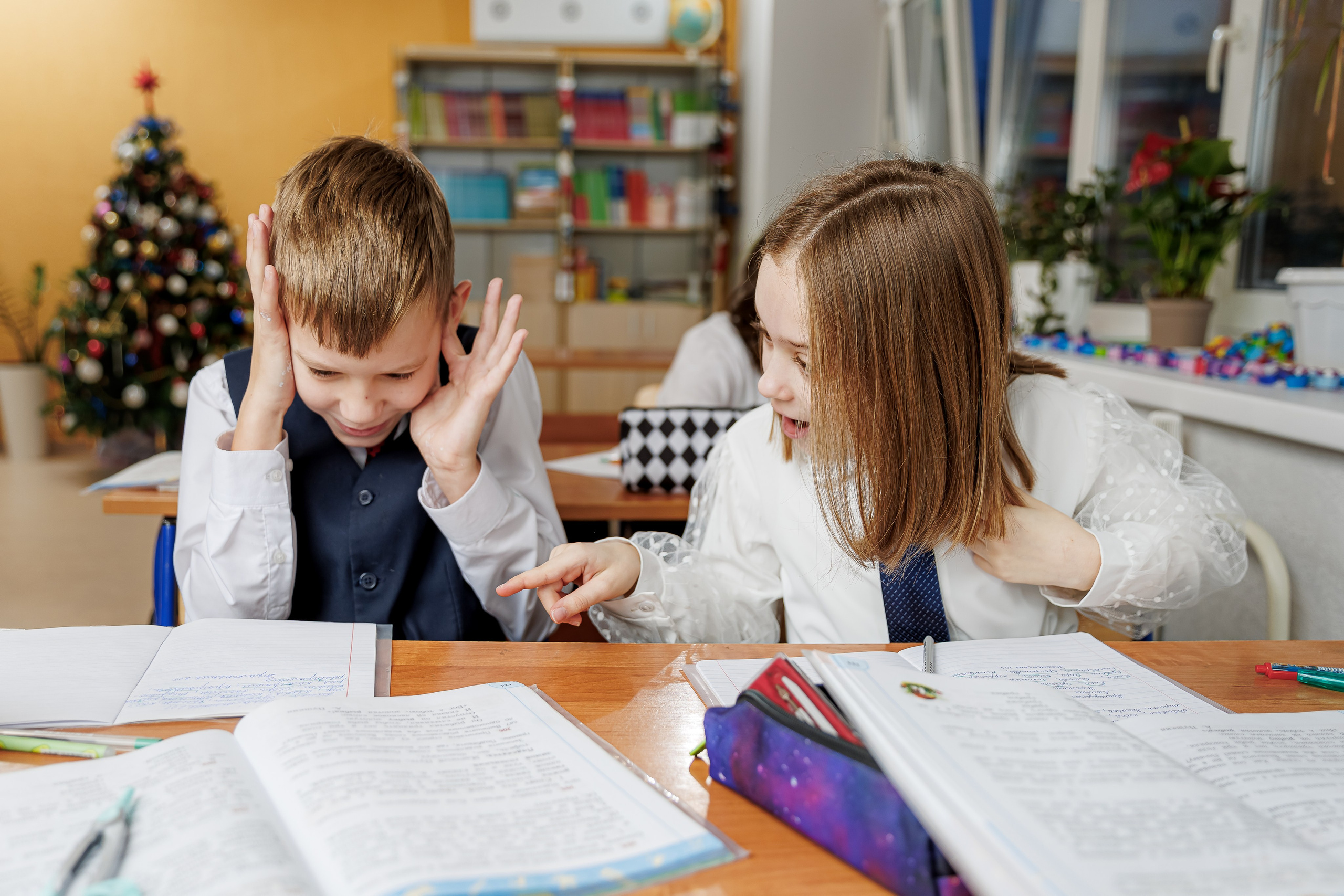 Репортаж на уроках. Семейный и детский фотограф Комина Елена, Власиха, Одинцово