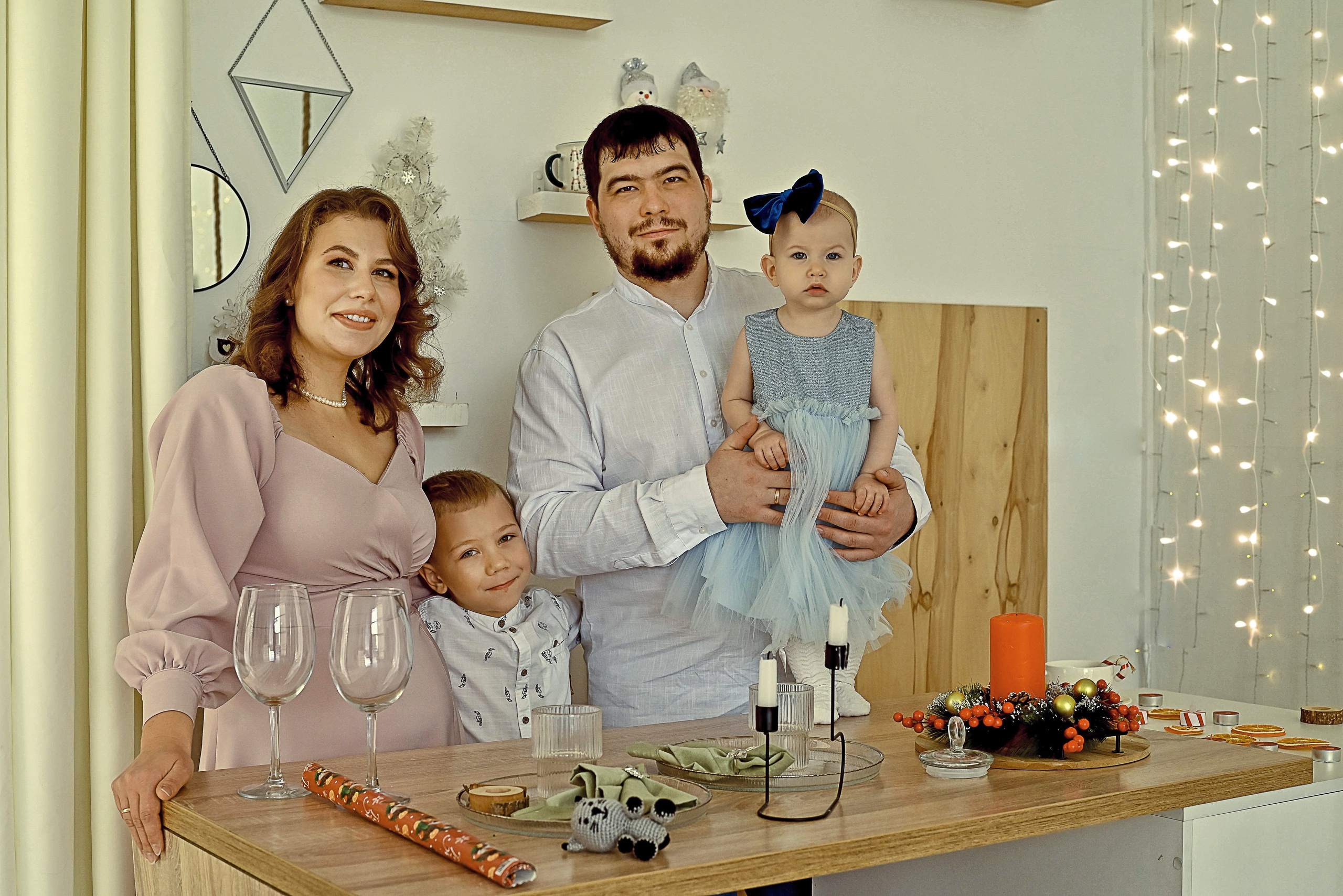 Екатерина, Алексей, Мишаня и Юлечка. Фотографы крещения/венчания  Красноярск Татьяна и Вячеслав Переваловы