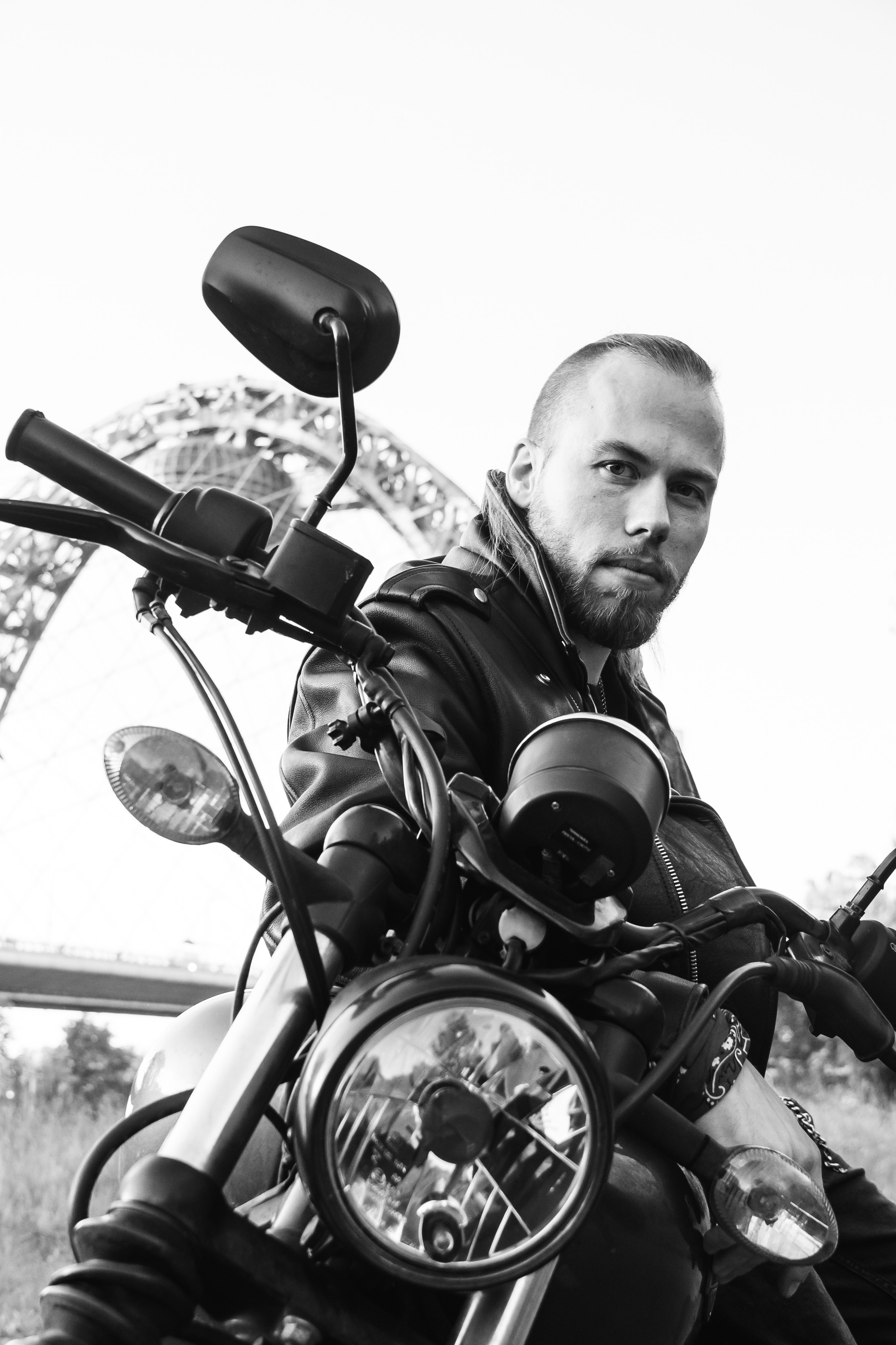 Иван и Harley Davidson. Наталия Фролова. Фотограф. Москва