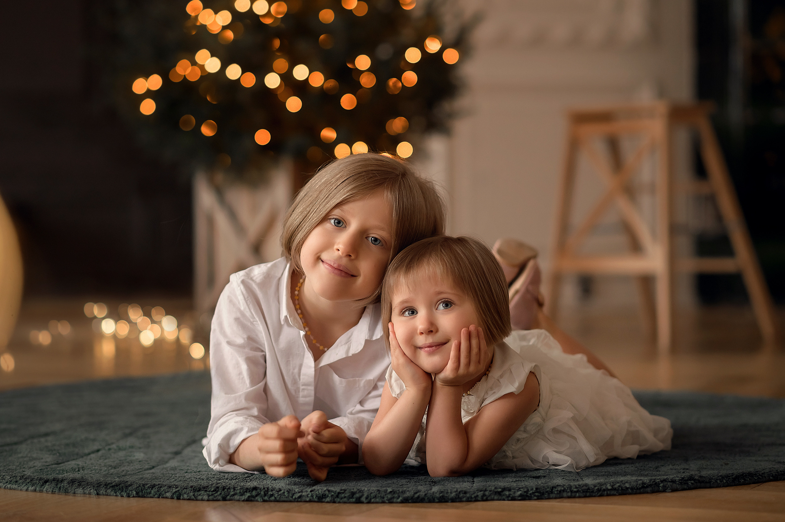 Новогодние студийные. Фотограф на Крещение в Санкт-Петербурге