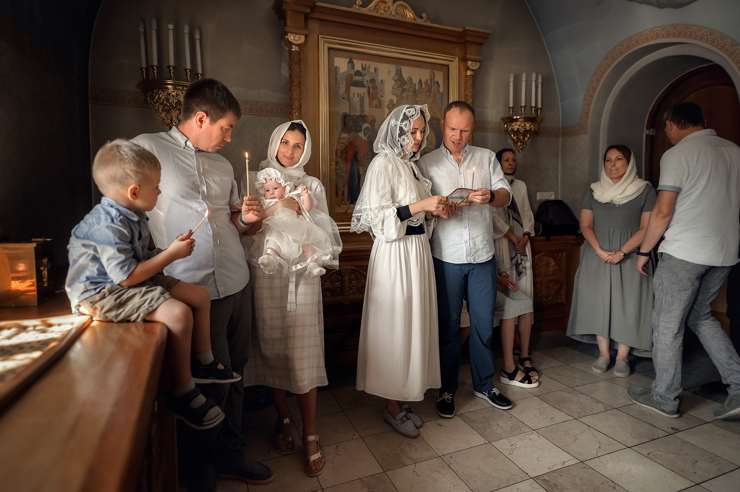 Храм апостола Петра (Парк строителей). Фотограф на Крещение в Санкт-Петербурге