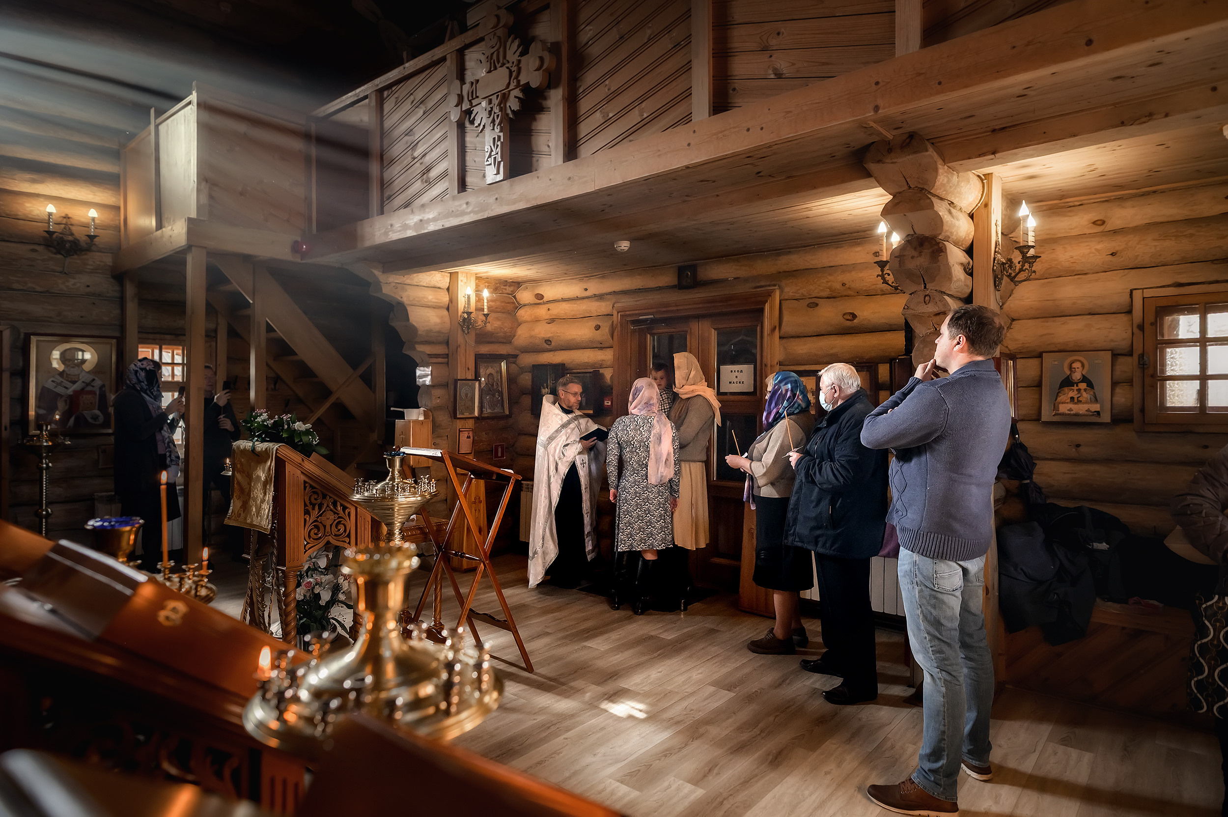 Храм Преподобного Антония Сийского. Фотограф на Крещение в Санкт-Петербурге