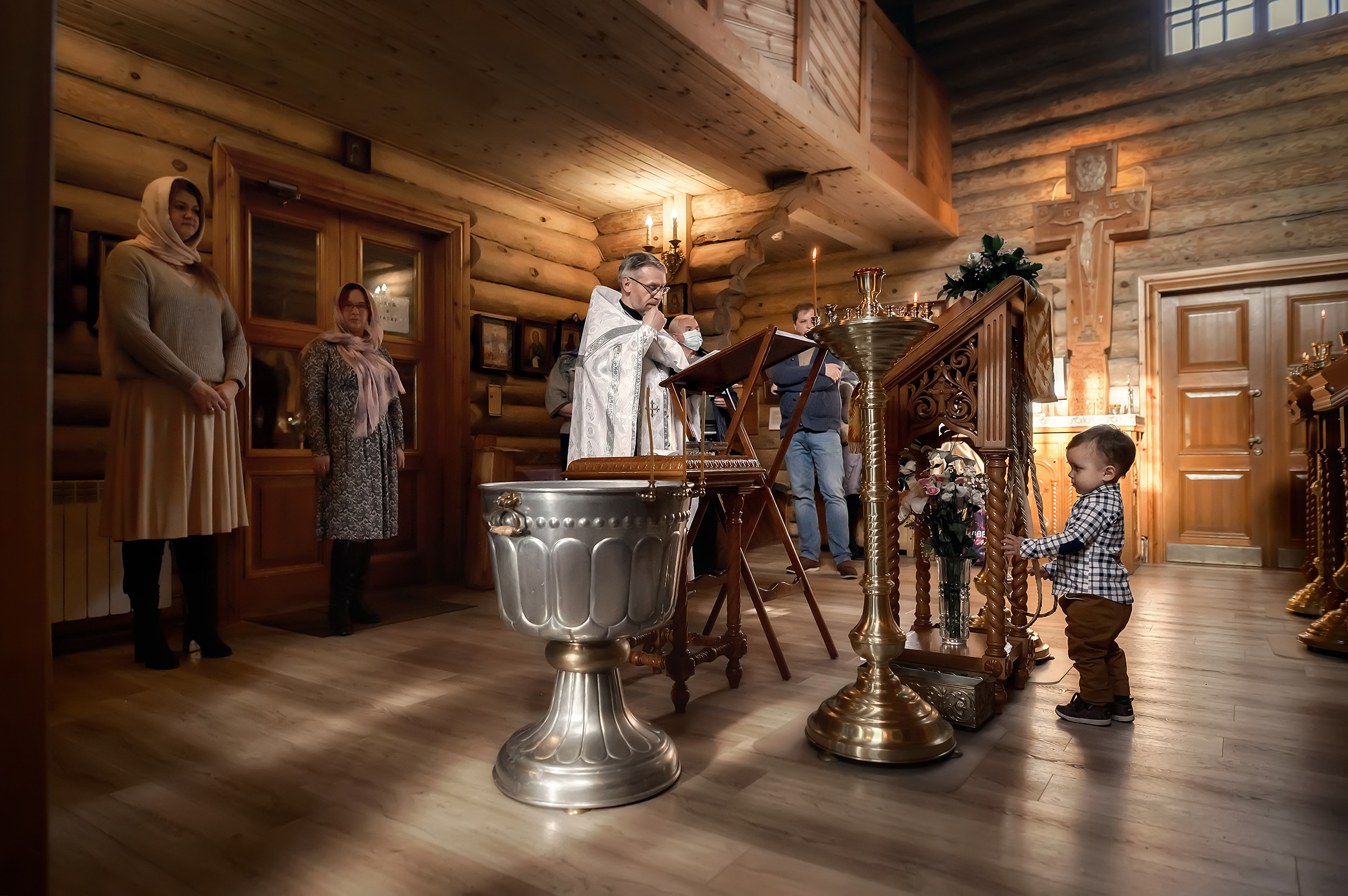 Храм Преподобного Антония Сийского. Фотограф на Крещение в Санкт-Петербурге