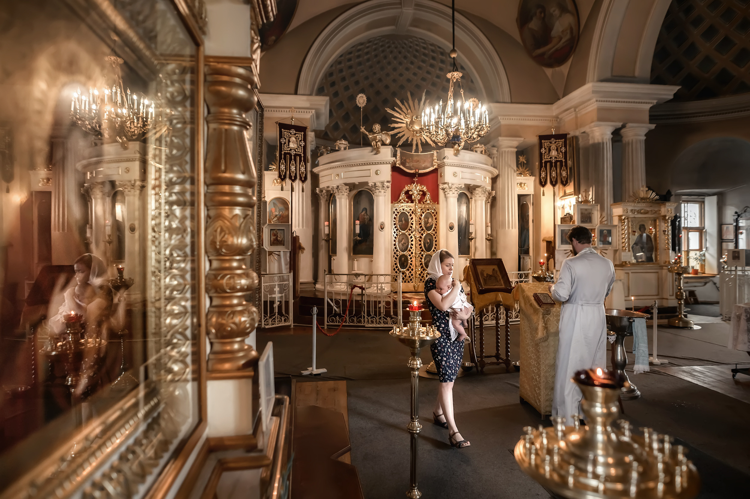Храм Святой Великомученицы Екатерины (Мурино). Фотограф на Крещение в Санкт-Петербурге