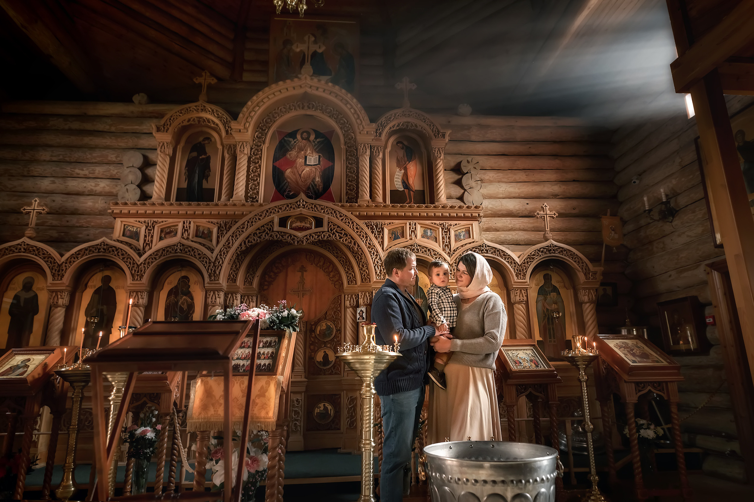 Храм Преподобного Антония Сийского. Фотограф на Крещение в Санкт-Петербурге