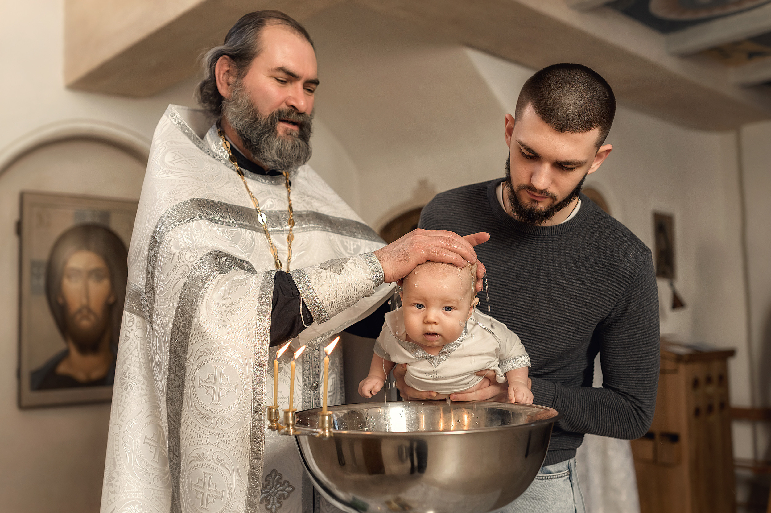 Церковь Серафима Саровского в Новоселье. Фотограф на Крещение в Санкт-Петербурге