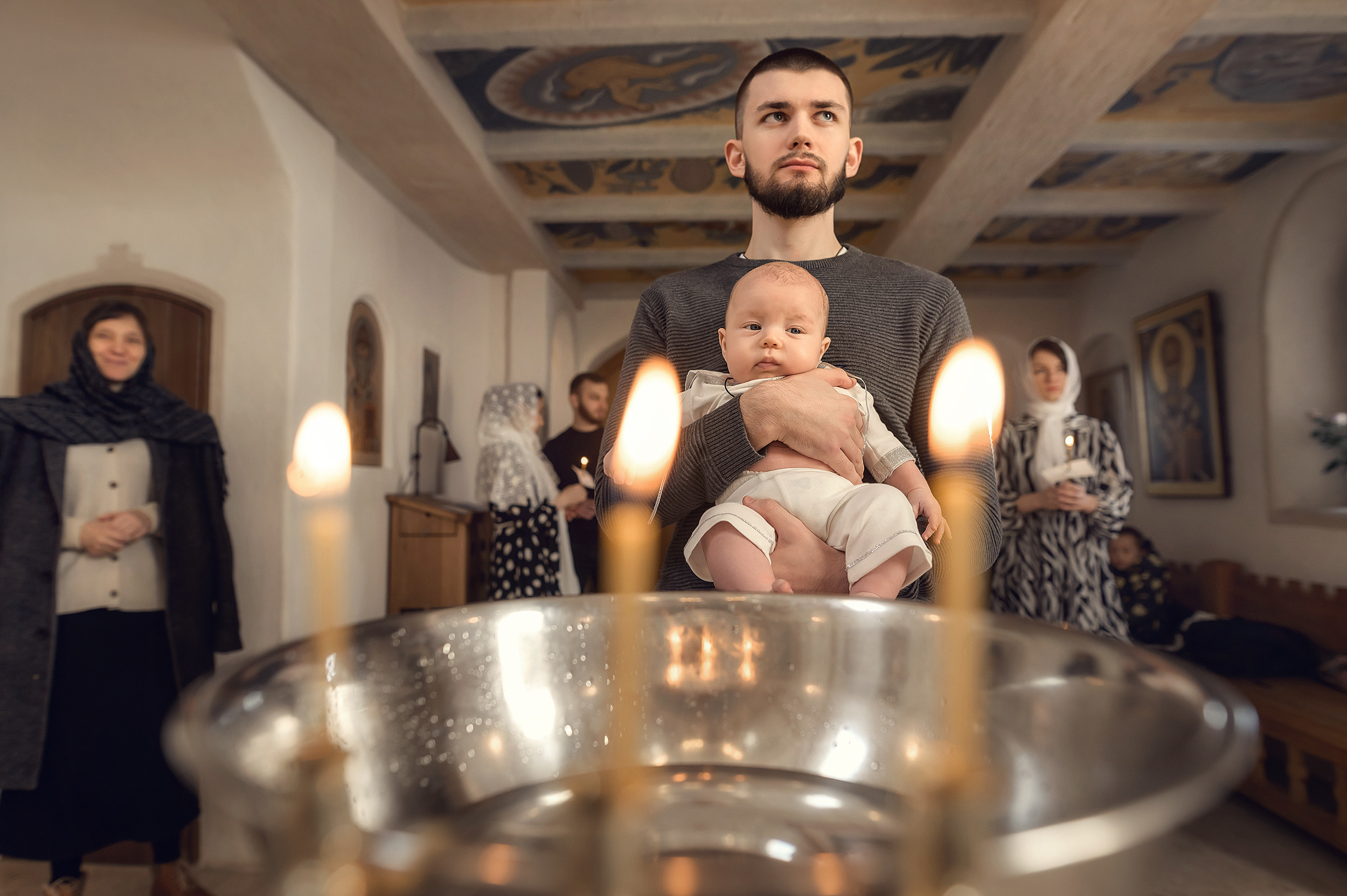 Церковь Серафима Саровского в Новоселье. Фотограф на Крещение в Санкт-Петербурге