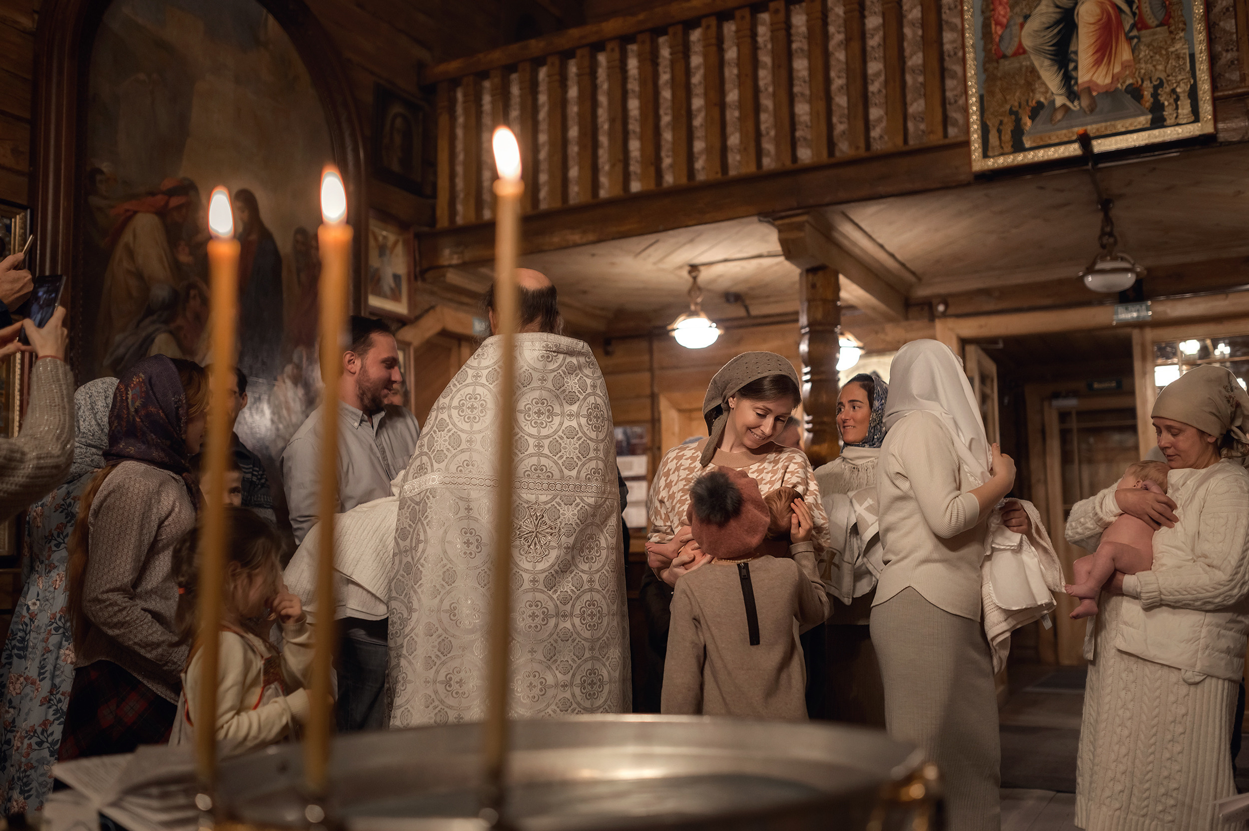 Храм Казанской иконы Божьей матери, п. Вырица. Фотограф на Крещение в Санкт-Петербурге