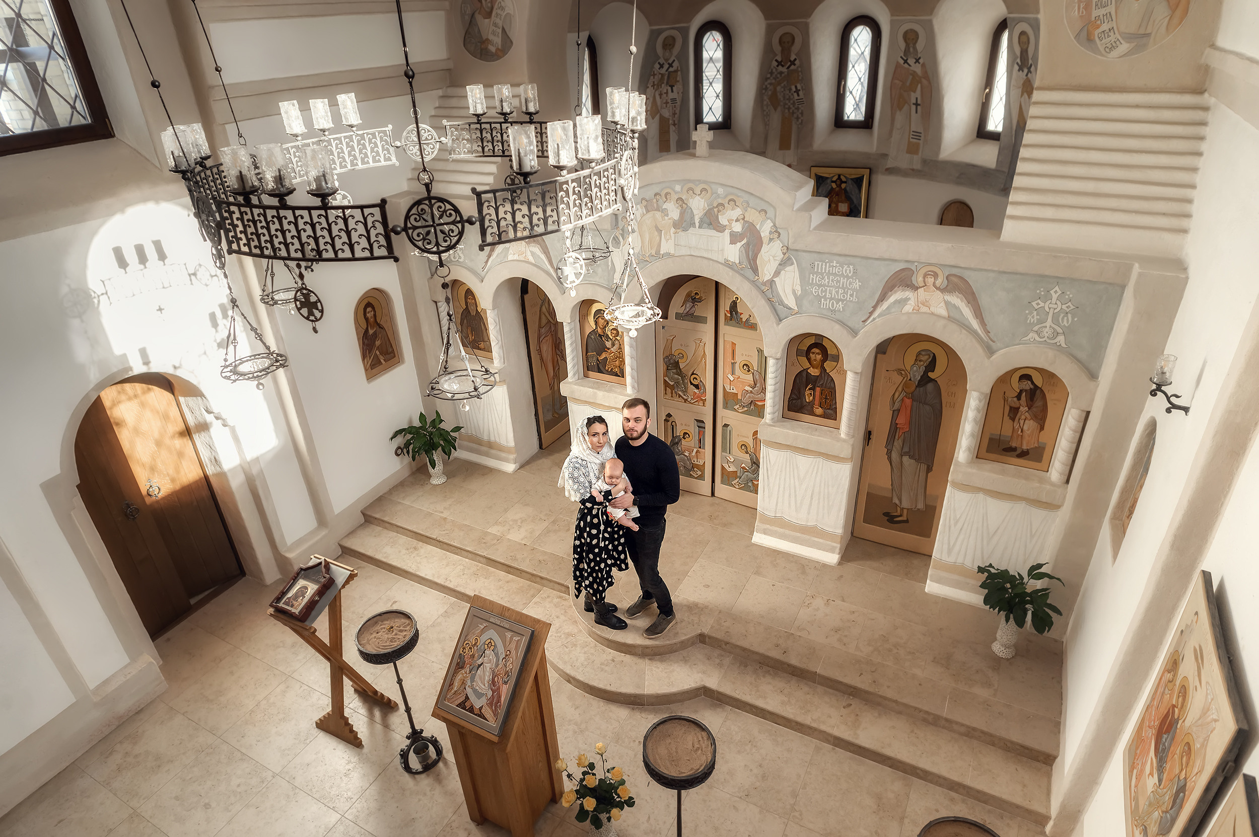 Церковь Серафима Саровского в Новоселье. Фотограф на Крещение в Санкт-Петербурге