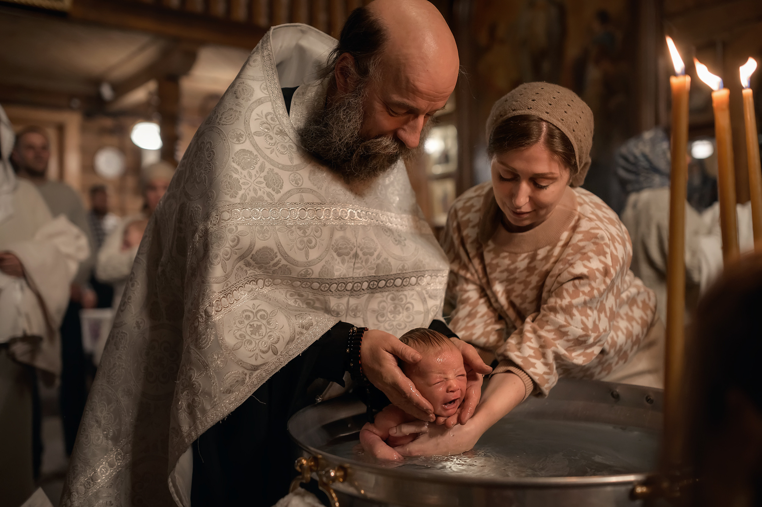 Храм Казанской иконы Божьей матери, п. Вырица. Фотограф на Крещение в Санкт-Петербурге