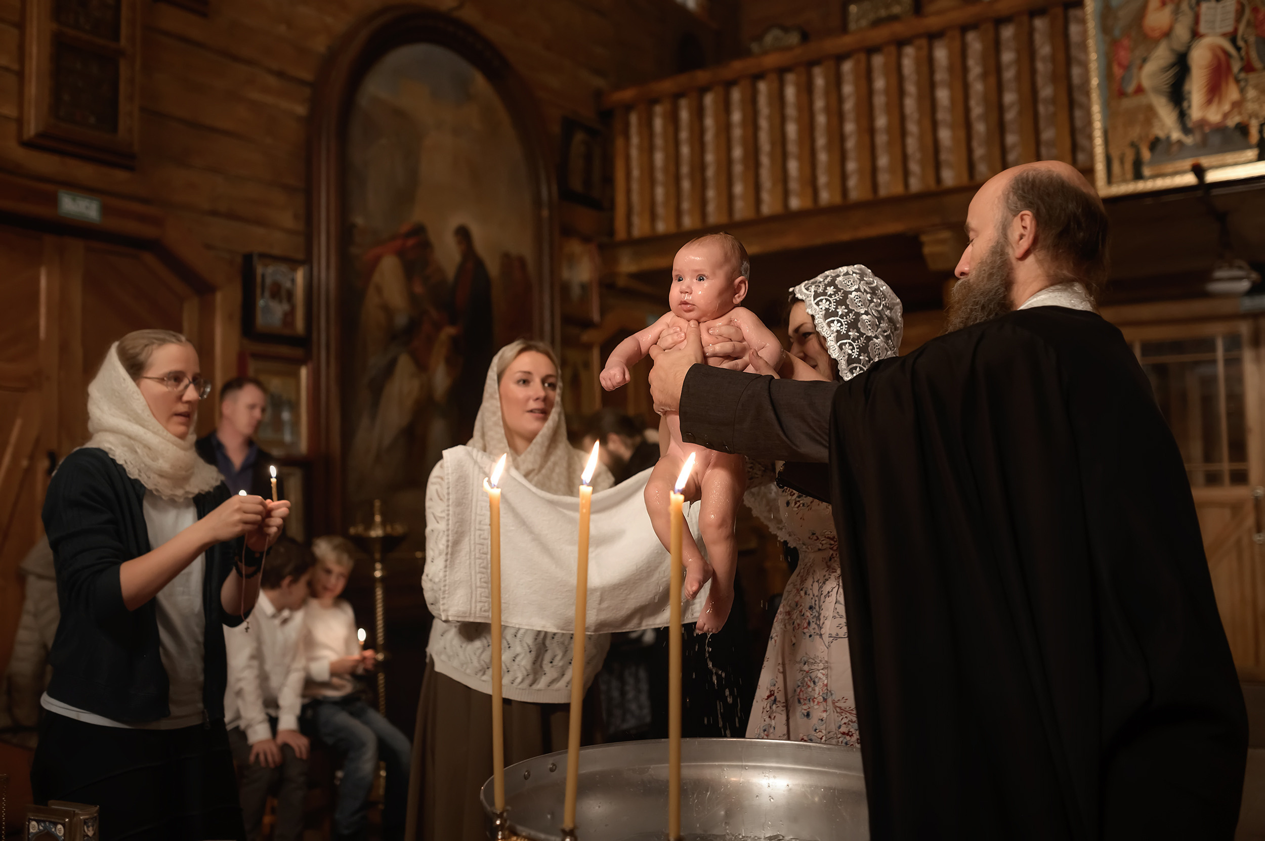 Храм Казанской иконы Божьей матери, п. Вырица. Фотограф на Крещение в Санкт-Петербурге