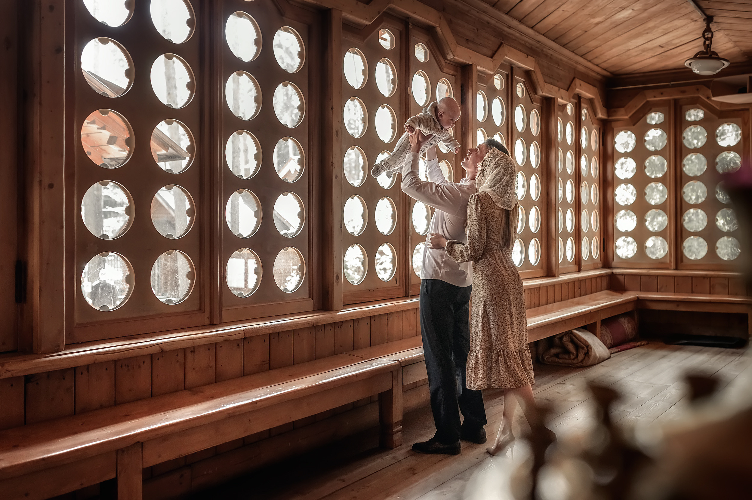 Храм Казанской иконы Божьей матери, п. Вырица. Фотограф на Крещение в Санкт-Петербурге