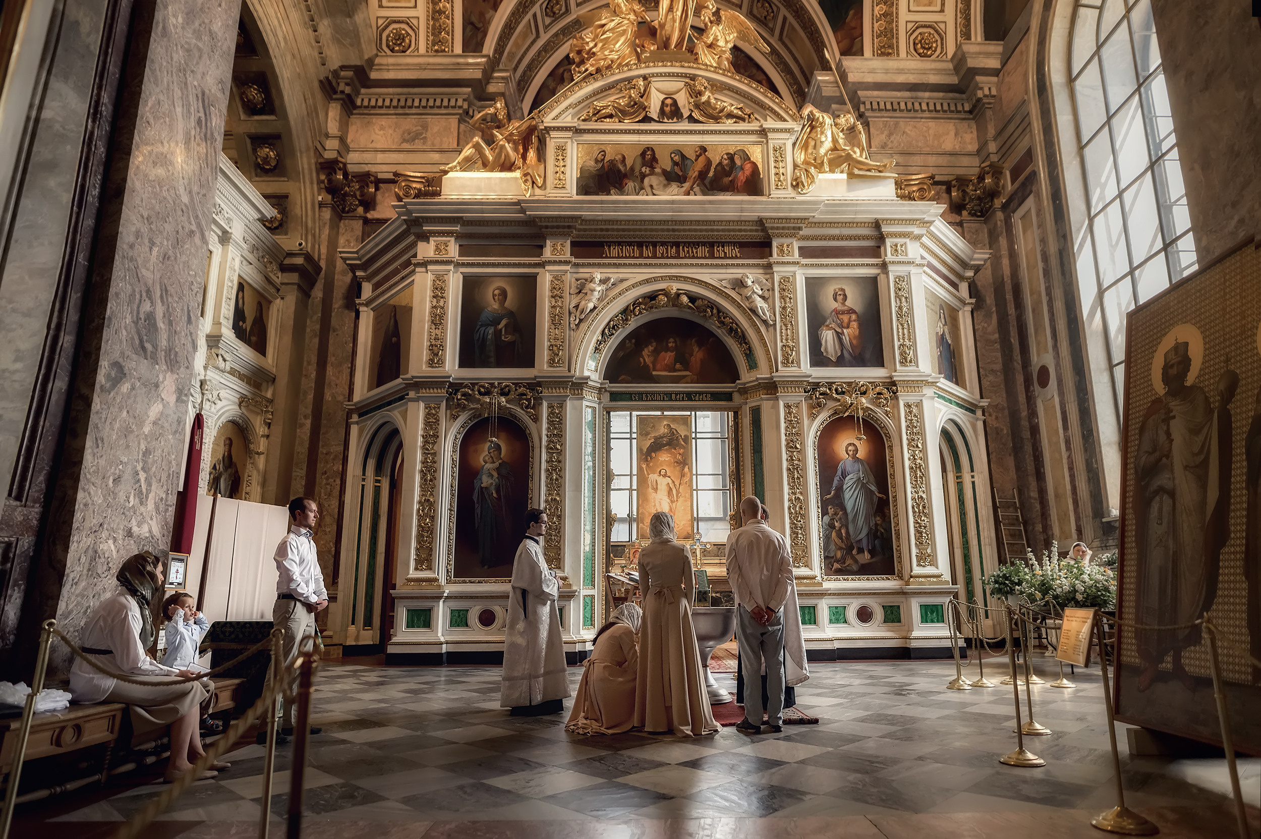 Исаакиевский собор. Фотограф на Крещение в Санкт-Петербурге