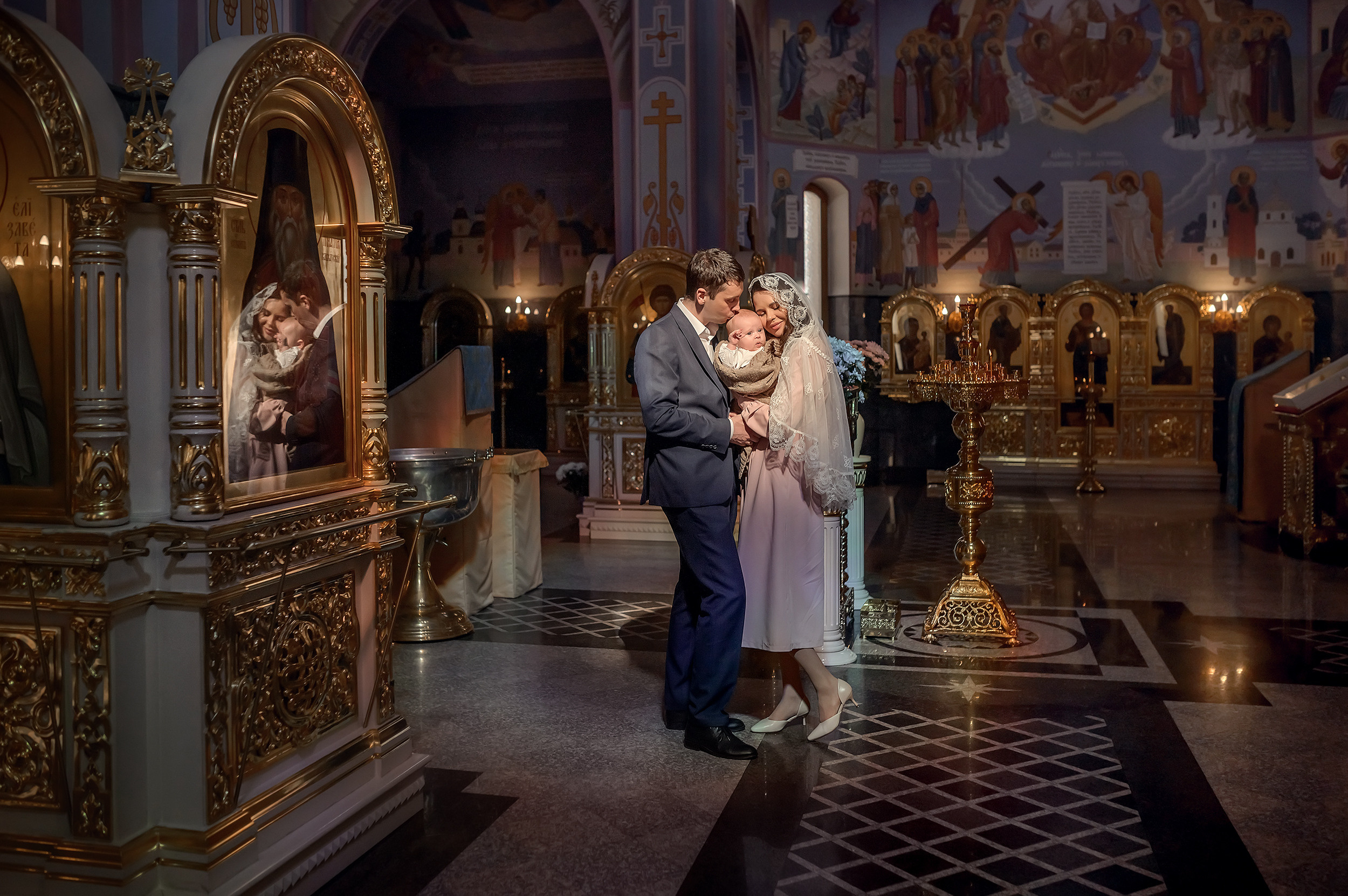 Церковь Ксении Петербургской. Фотограф на Крещение в Санкт-Петербурге