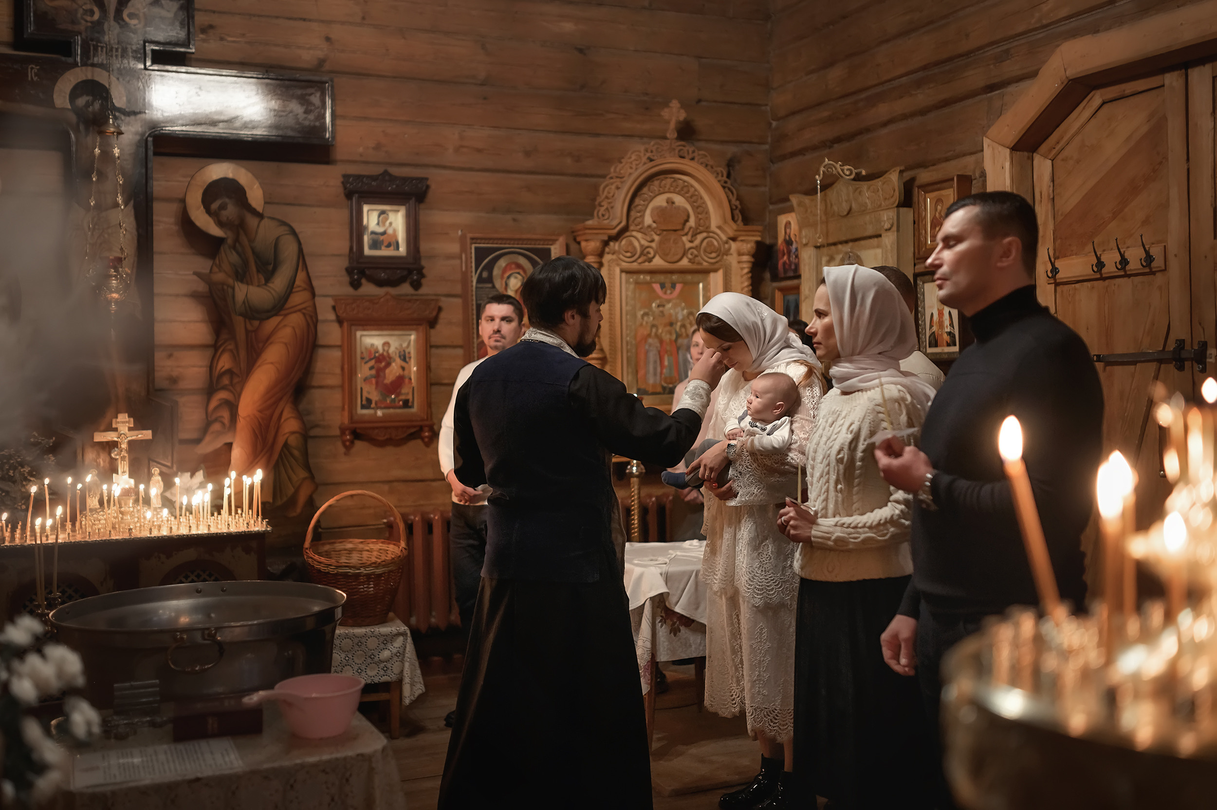 Храм Казанской иконы Божьей матери, п. Вырица. Фотограф на Крещение в Санкт-Петербурге